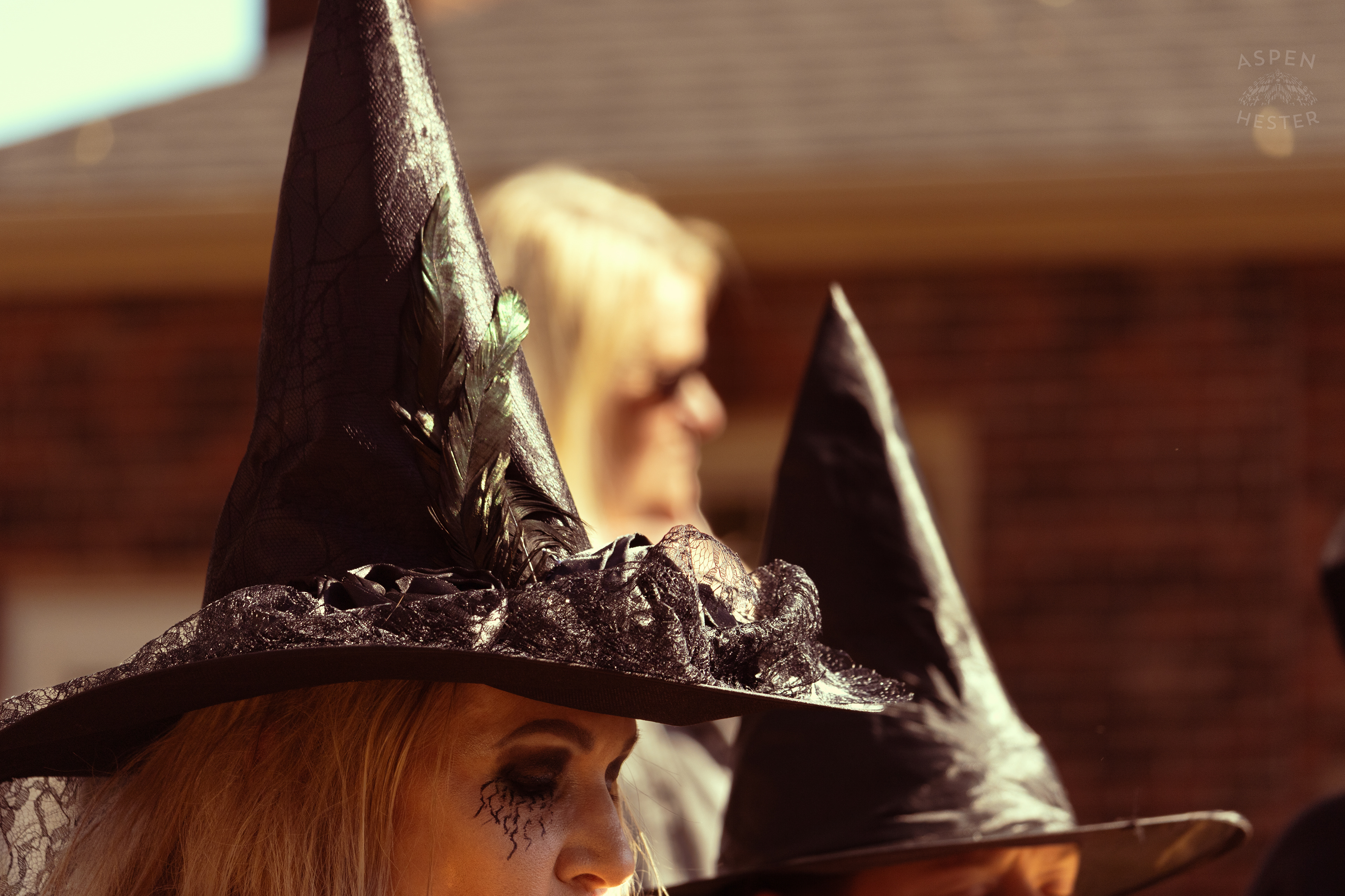 Witch Hats Worn to Stacey Edrington’s Yearly Witches Brunch in Mt. Washington. October 26th, 2024/Aspen Hester
