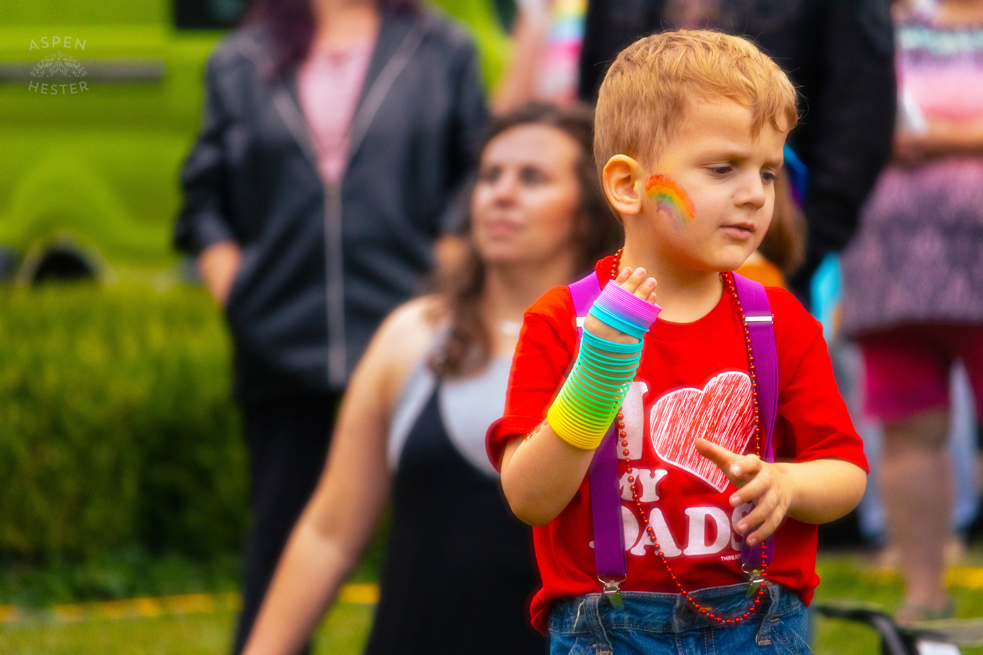 'I <3 My Dads' at Southern Indiana Pride. June 1st, 2024/Aspen Hester