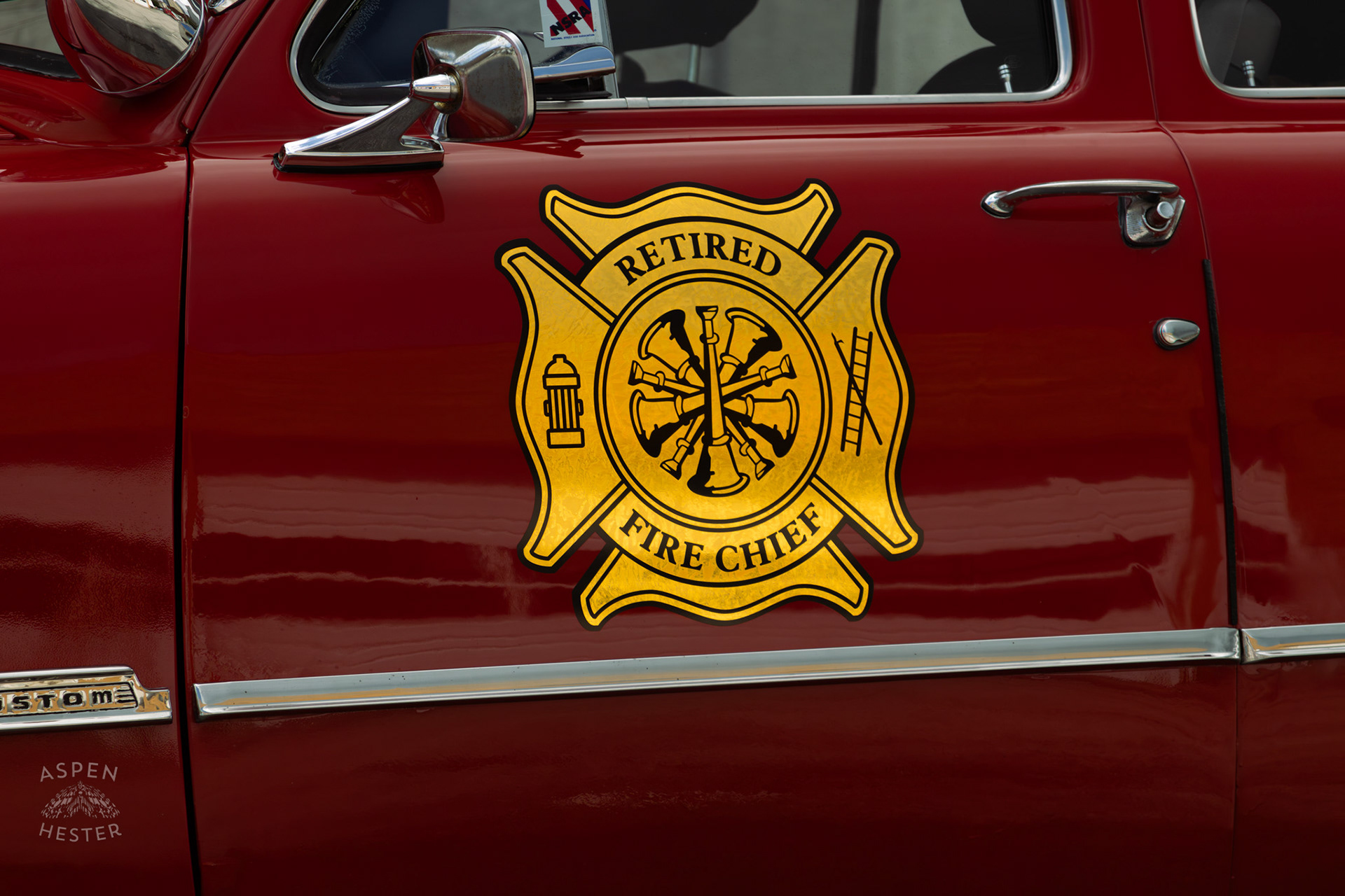 Vintage Firetruck at The 71st Crusade for Children. June 2nd, 2024/Aspen Hester