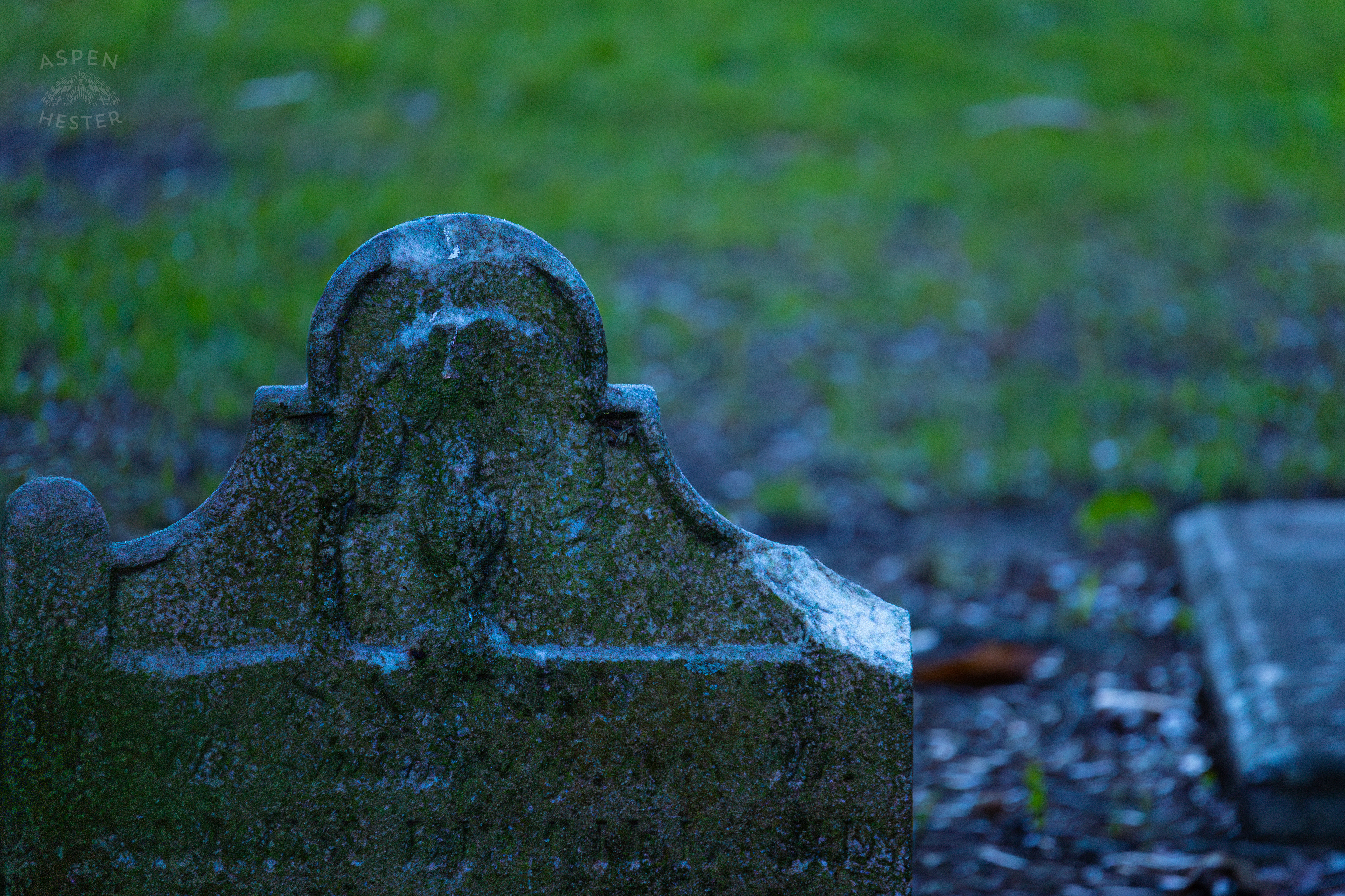 Headstone in Colonial Park Cemetery Savannah Georgia. June 24th, 2024/Aspen Hester