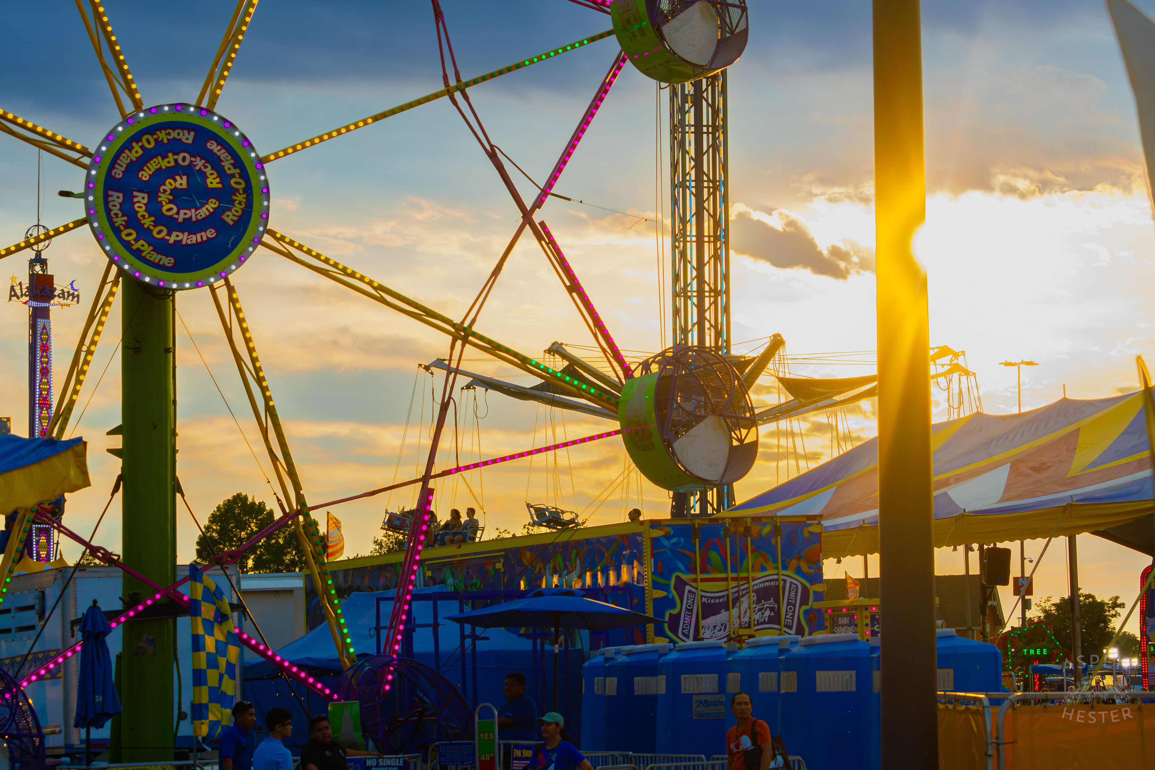 The 120th Kentucky State Fair at Sundown. July 15th, 2024/Aspen Hester