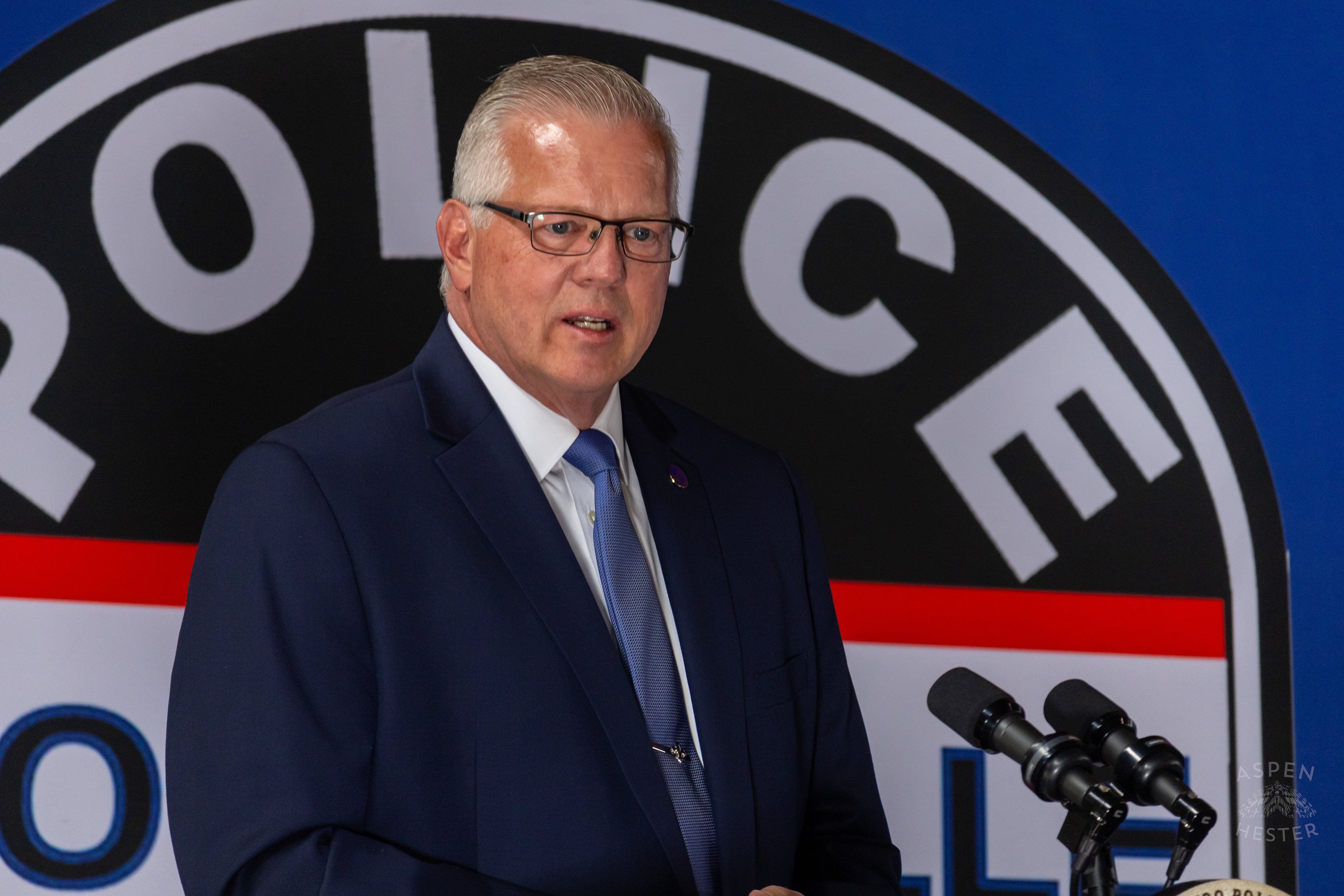 Jeff Hudson Speaks at The Graduation of MAC 59 into LMPD. August 30th, 2024Aspen Hester