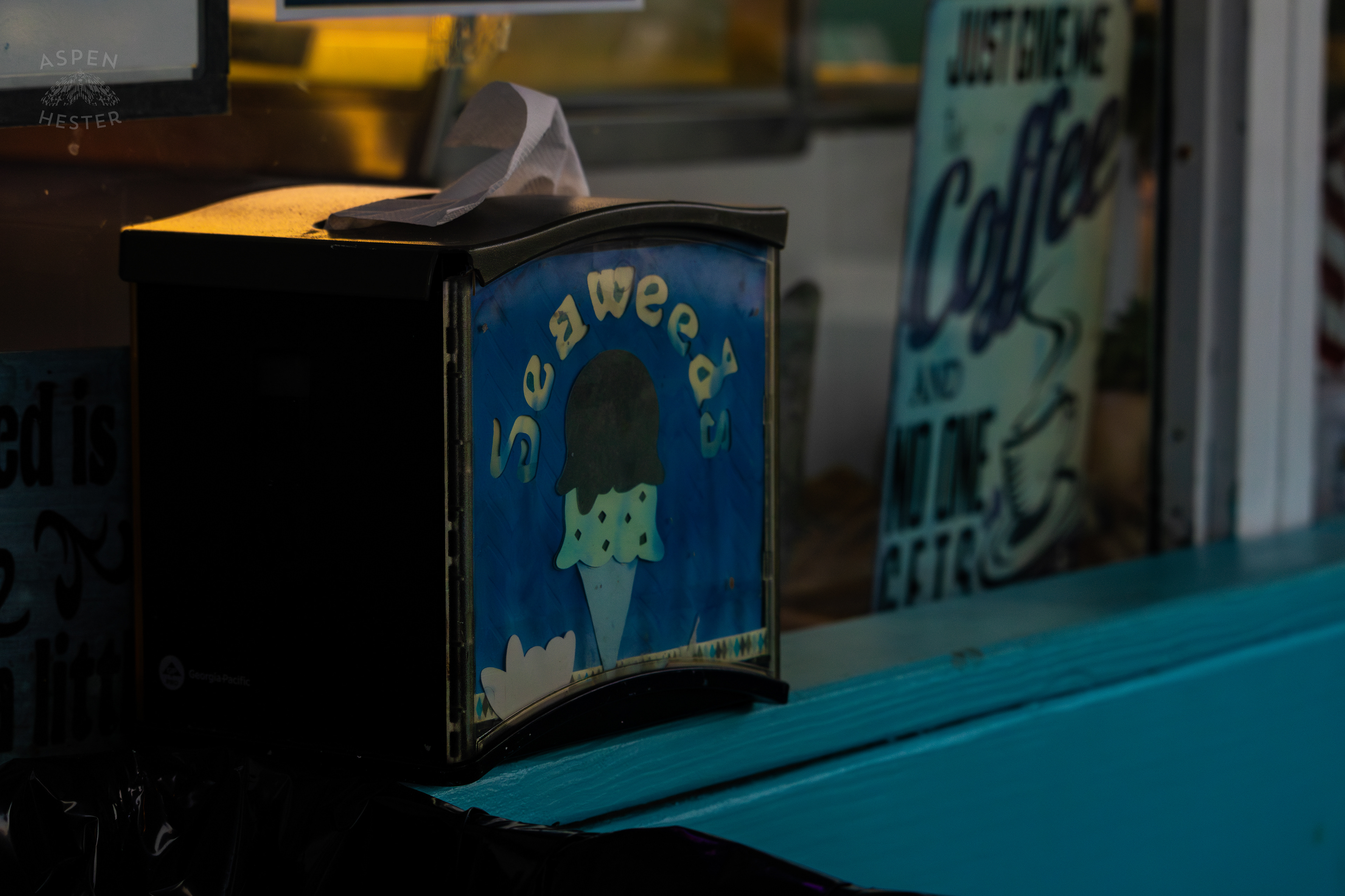 Seaweed's Sno-Balls and Ice Cream on Tybee Island Georgia. June 25th, 2024/Aspen Hester