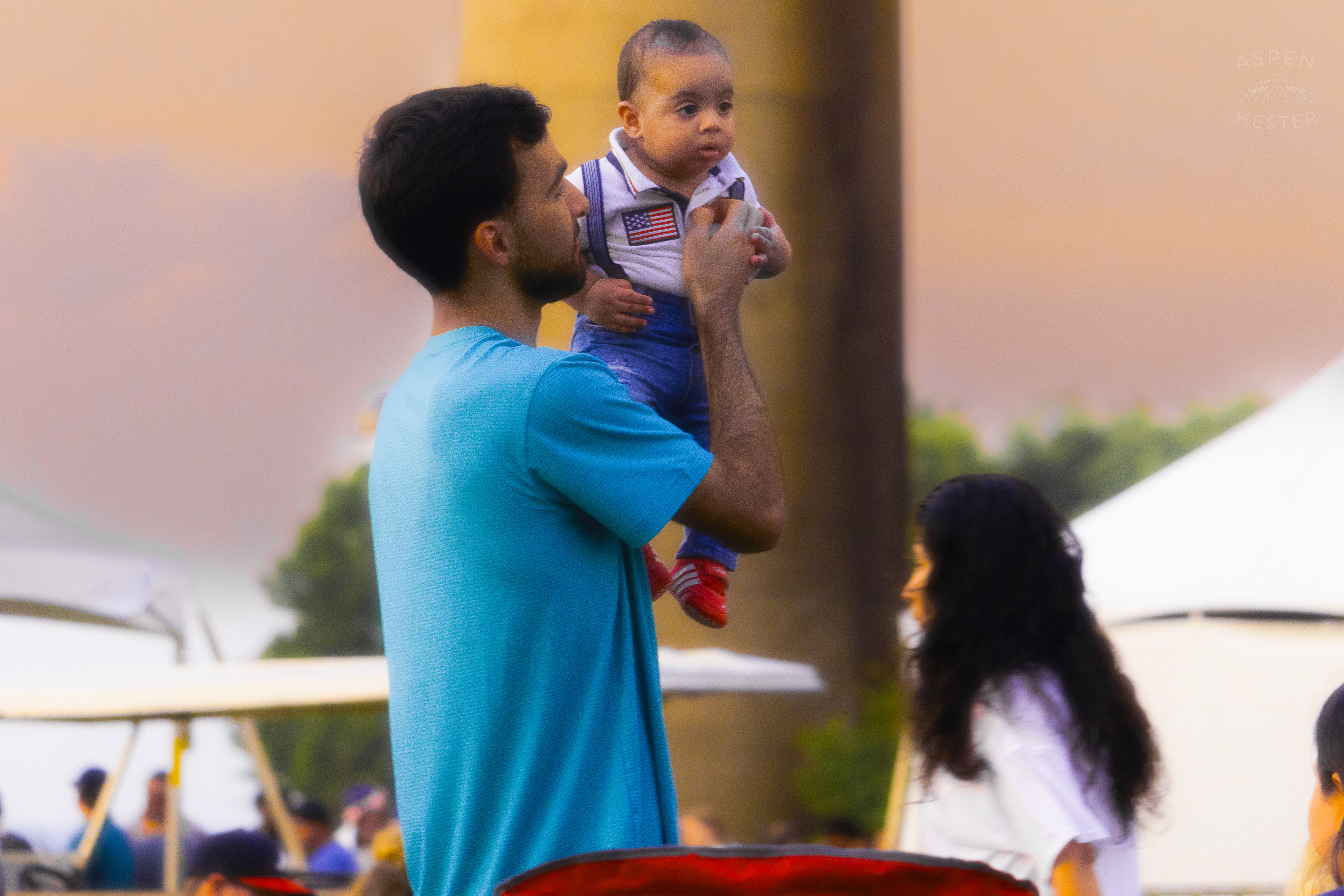 Family Enjoying Their Time at Waterfront Park 4th of July. July 4th, 2024/Aspen Hester