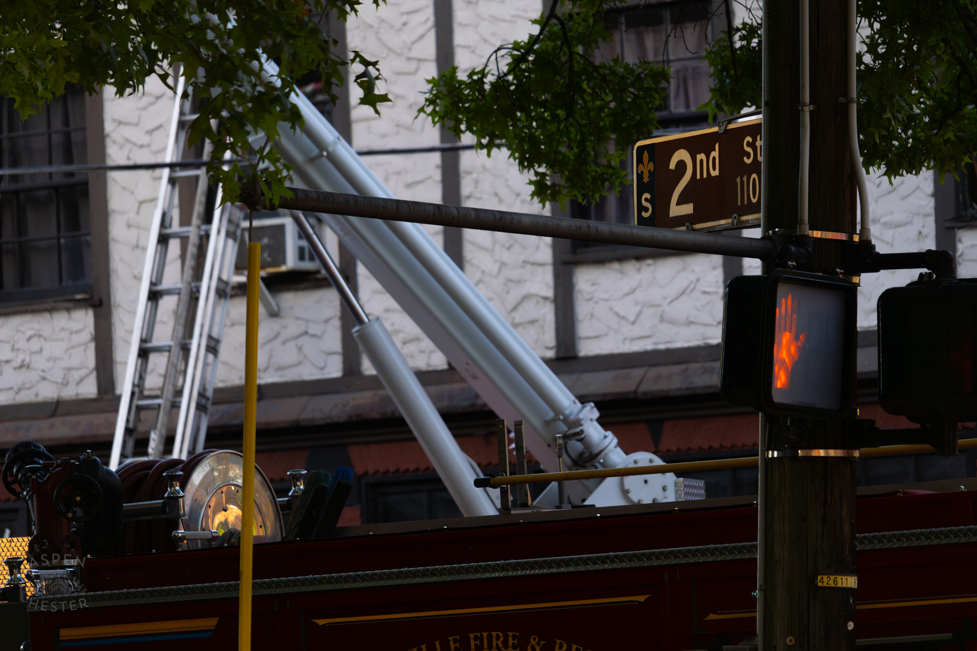 Remains of A Fiery Crash on The Corner of 2nd and Oak Street. June 7th, 2024/Aspen Hester