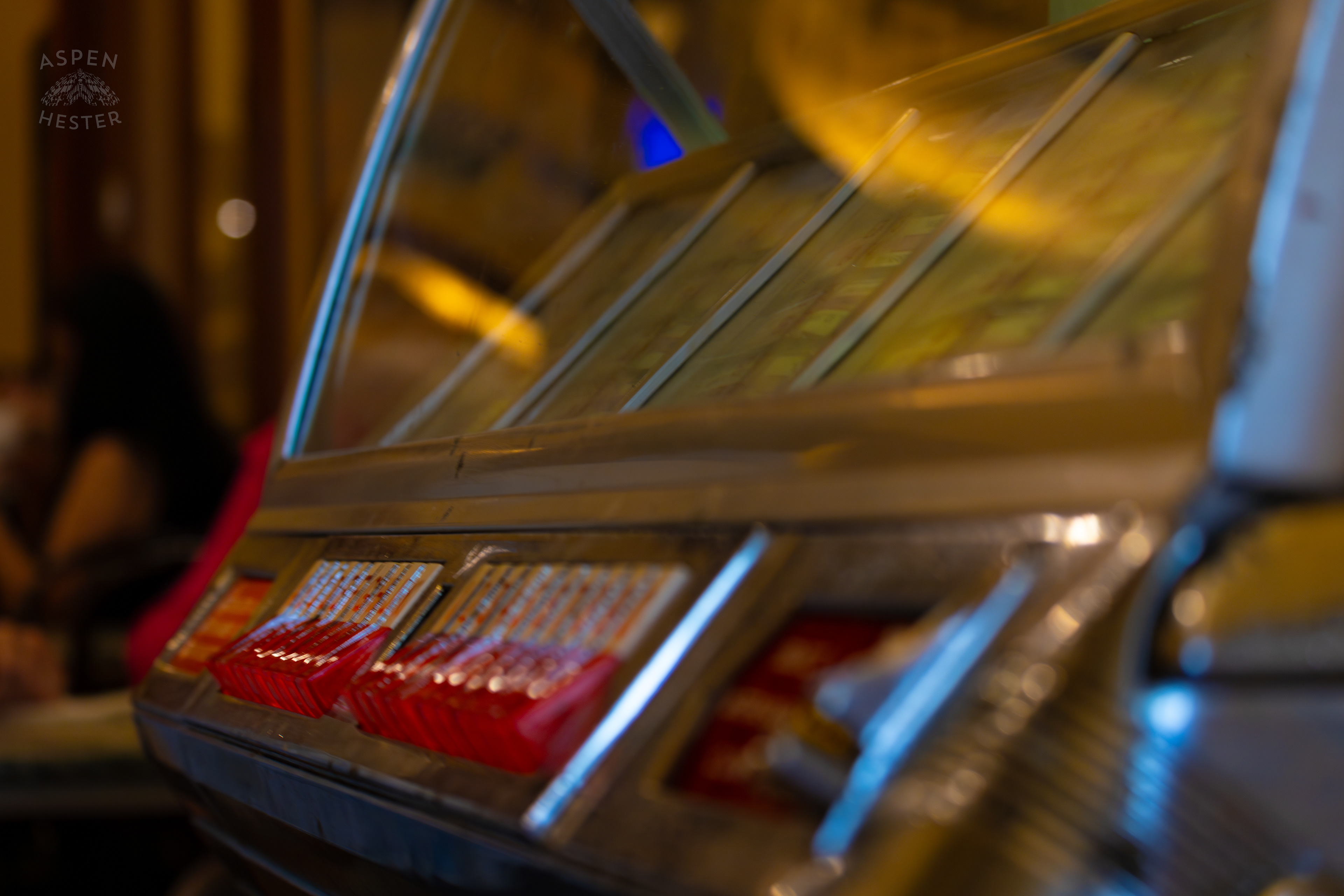 Juke Box in Leopold's Ice Cream In Savannah Georgia. June 24th, 2024/Aspen Hester