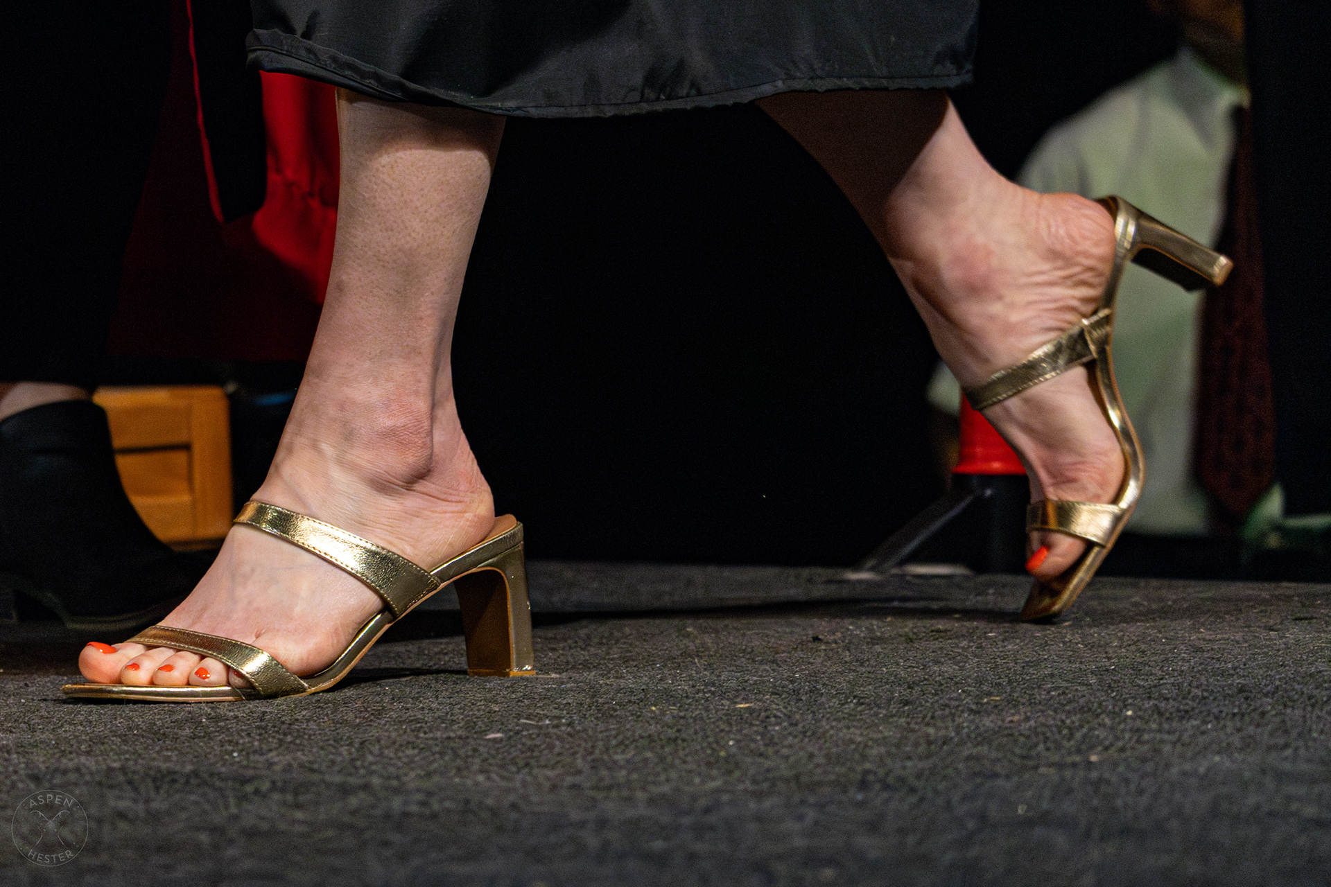 2024 UofL Graduate Walking Across The Stage at Commencement. May 11th, 2024/Aspen Hester