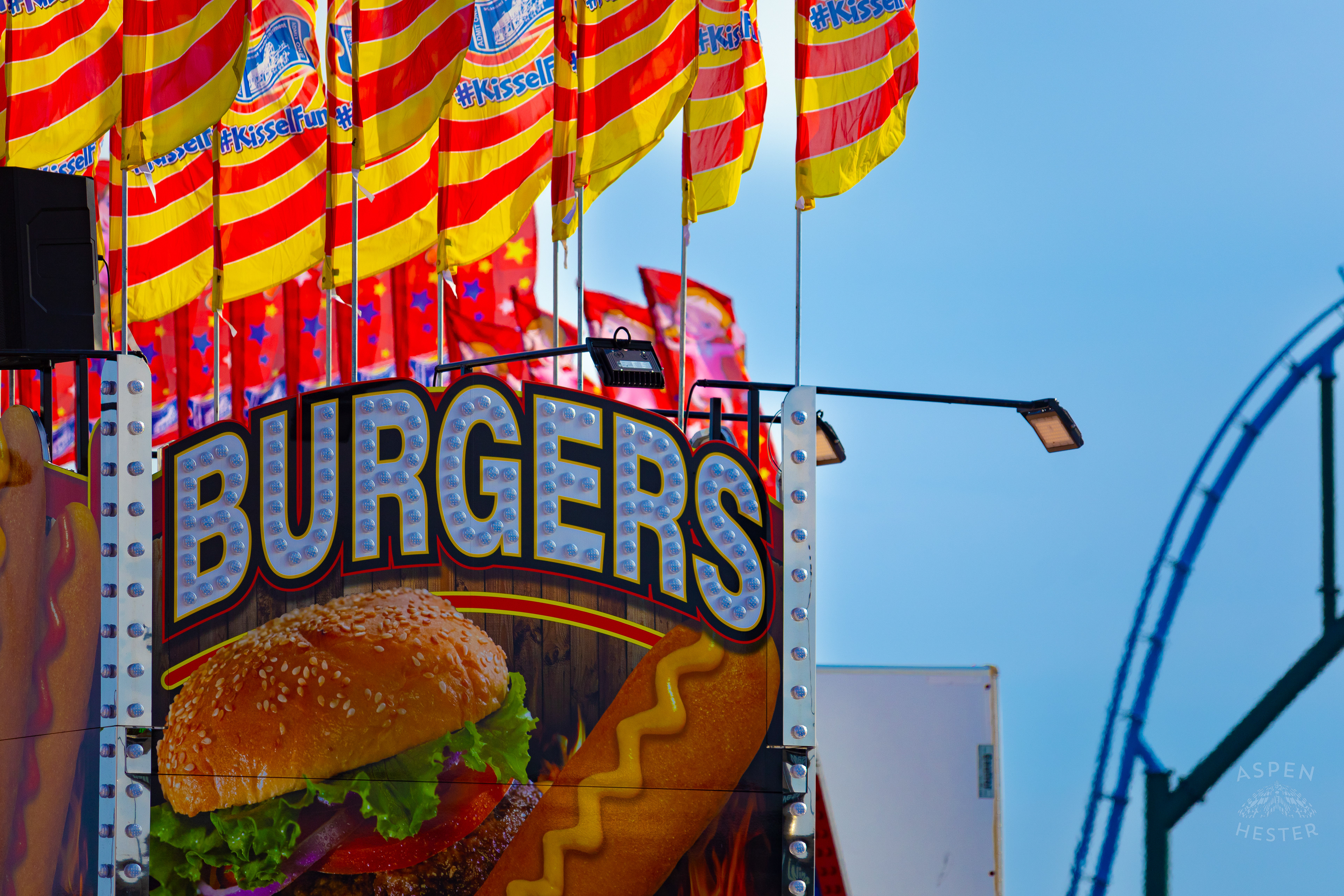 Burger Sign The 120th Kentucky State Fair. July 15th, 2024/Aspen Hester
