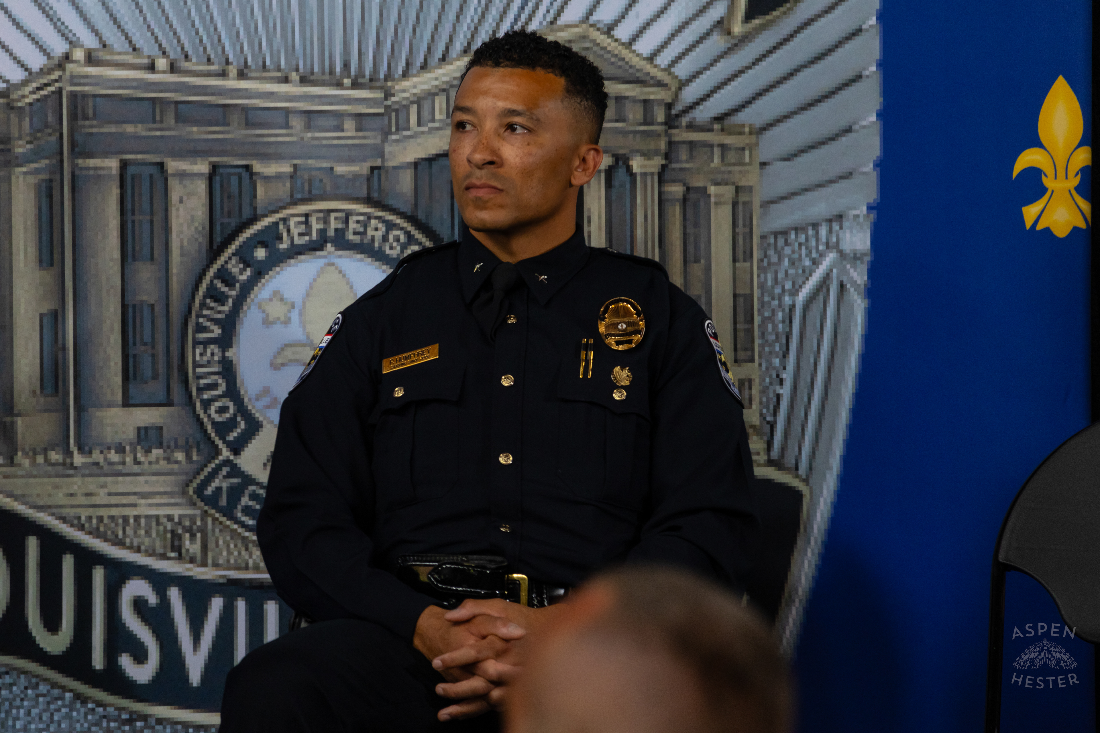 Interim Police Chief Paul Humphrey at The Graduation of MAC 59 into LMPD. August 30th, 2024Aspen Hester