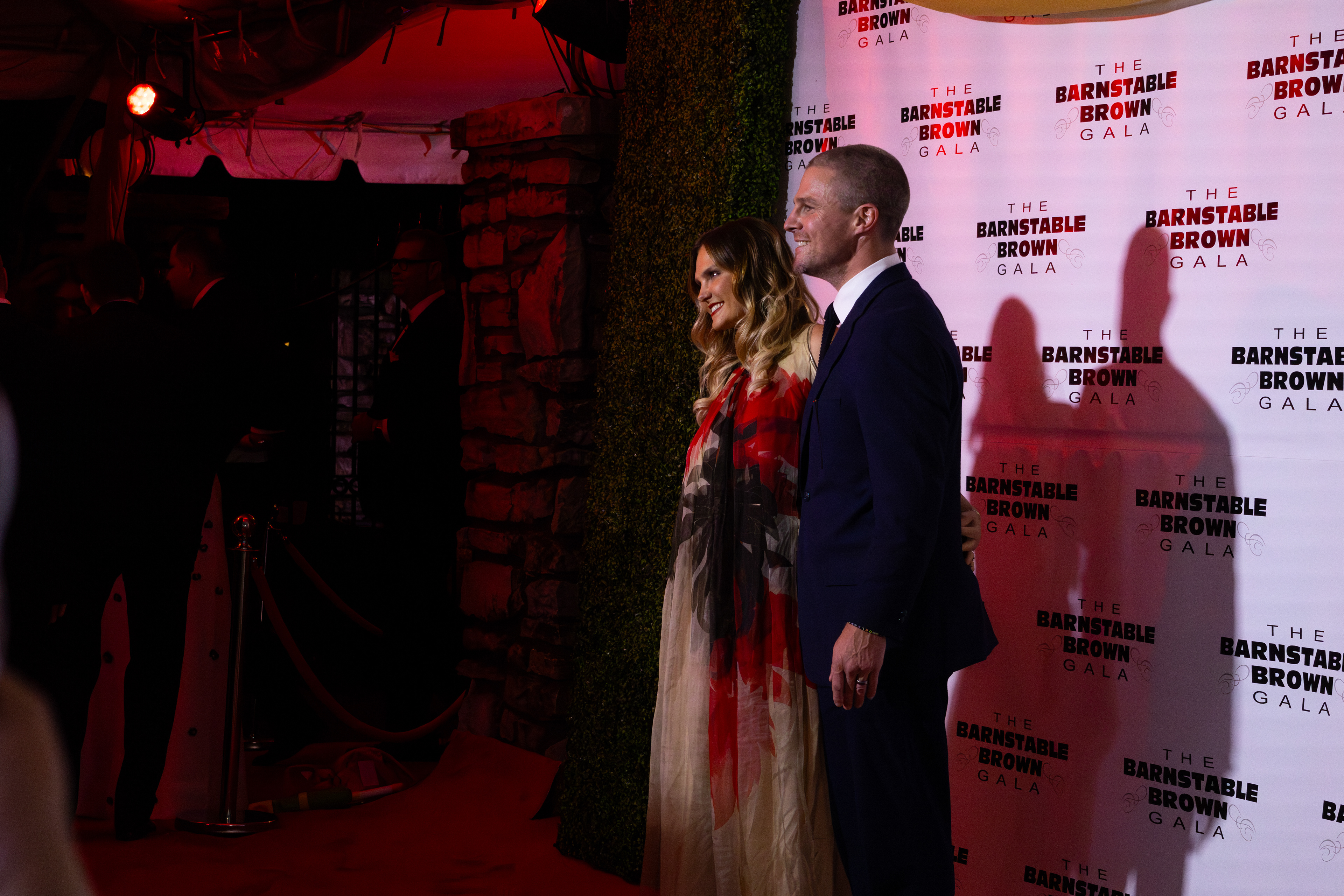 Stephen Amell and Cassandra Jean Pose on The Red Carpet at The 2024 Barnstable-Brown Gala. May 3rd, 2024/Aspen Hester