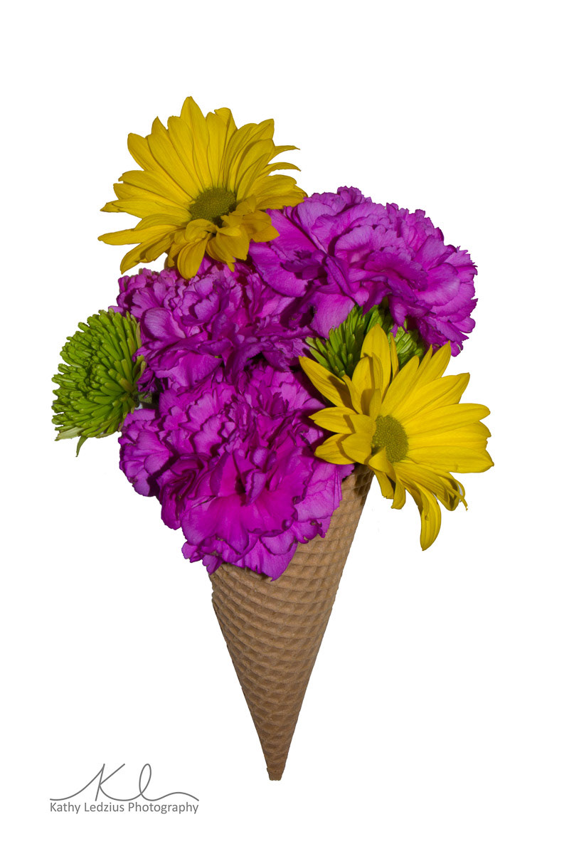 Bouquet in Cone
