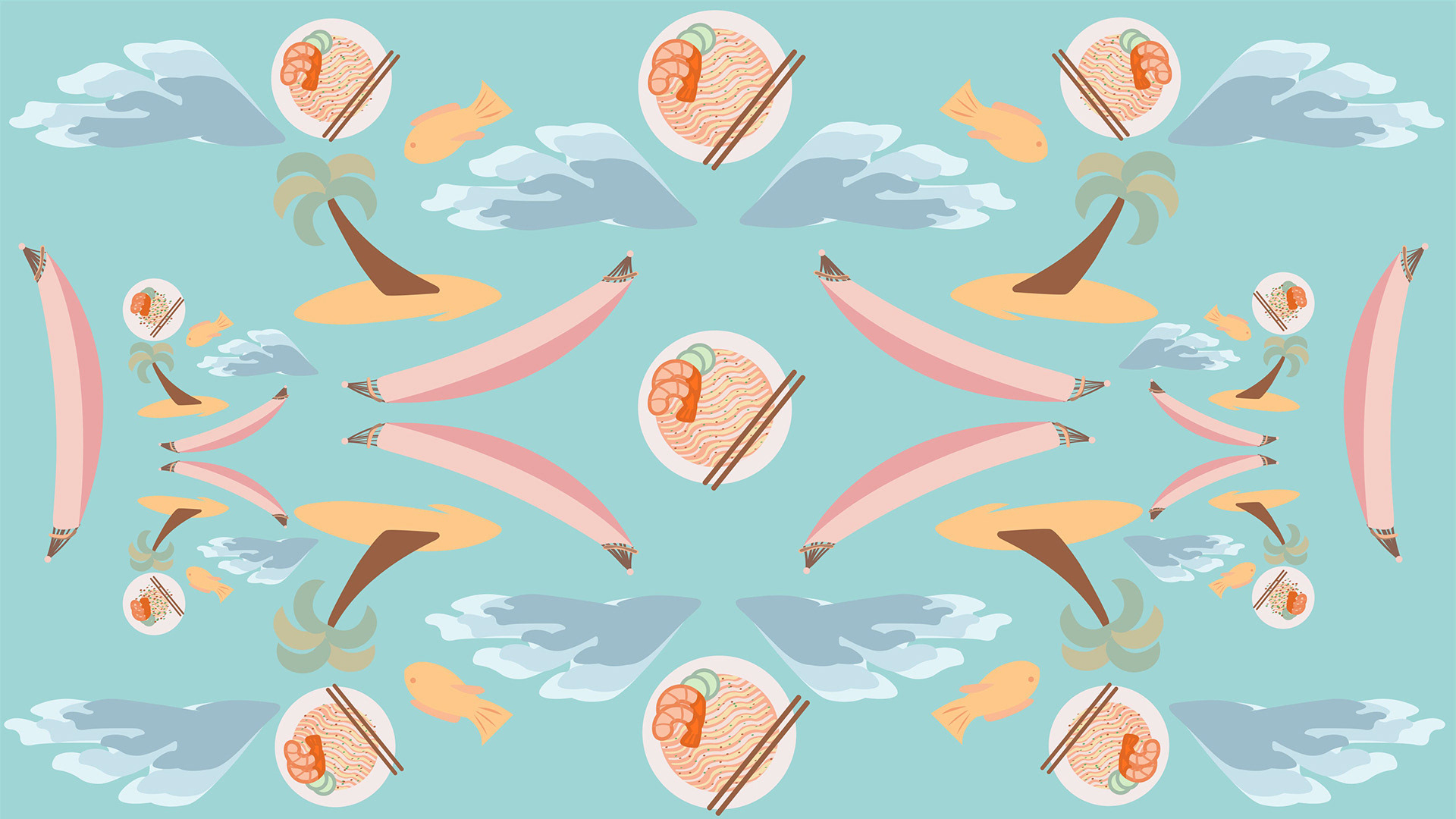 Cambodia Patterns, October 2022, Adobe Illustrator.