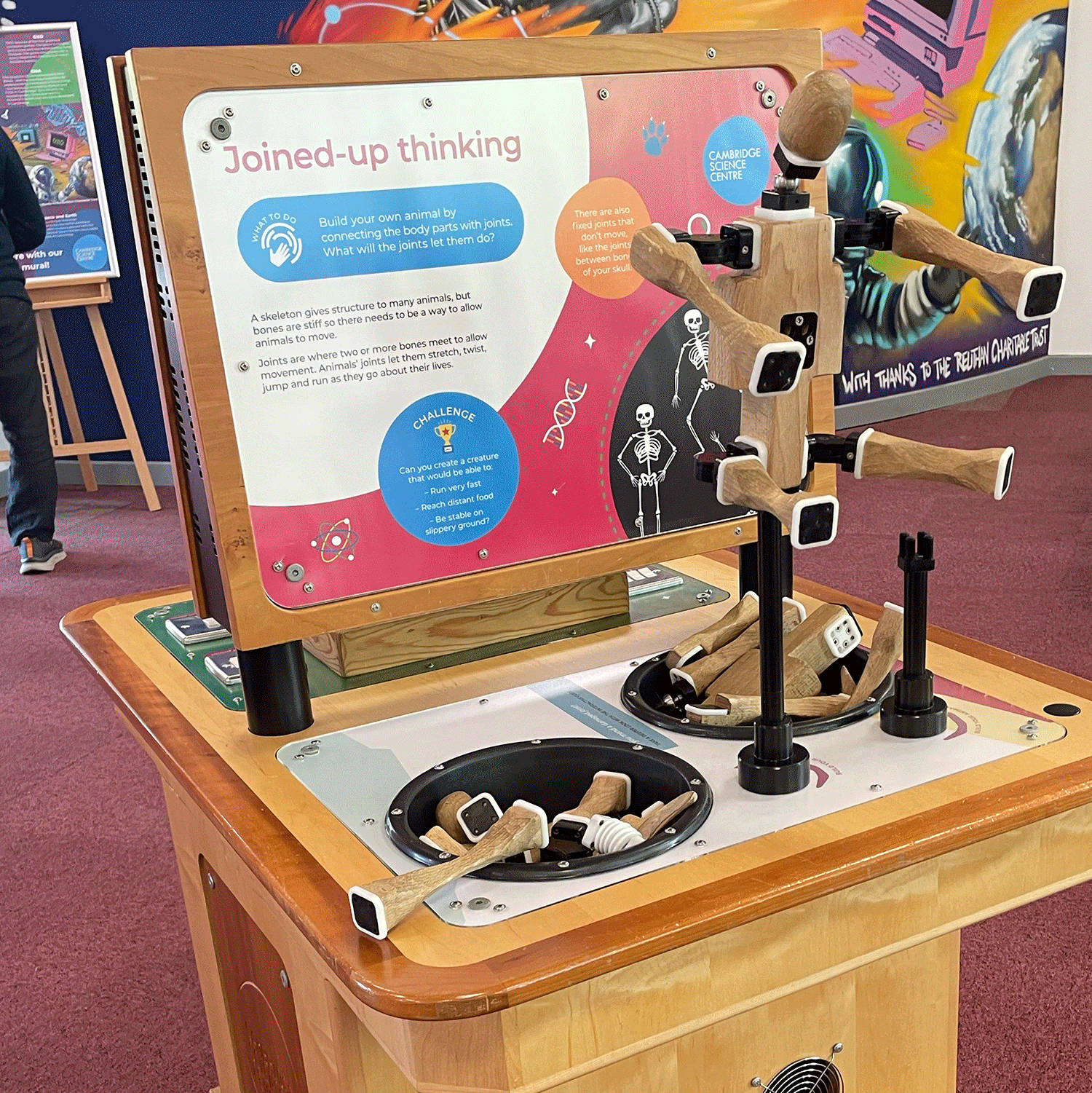 Interactive science activity graphics
