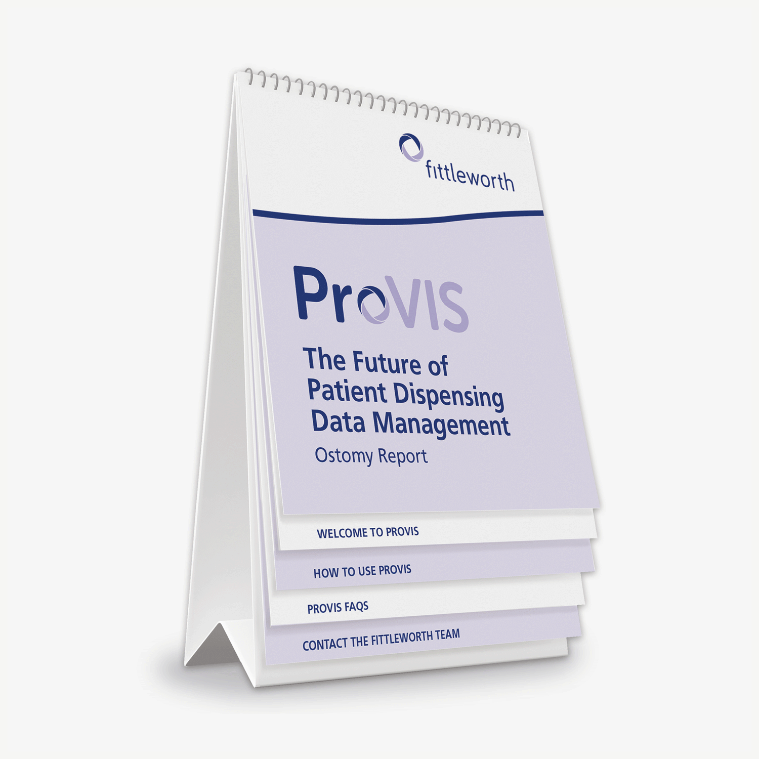 Direct mail – Brochure, interactive wheel and flip chart
