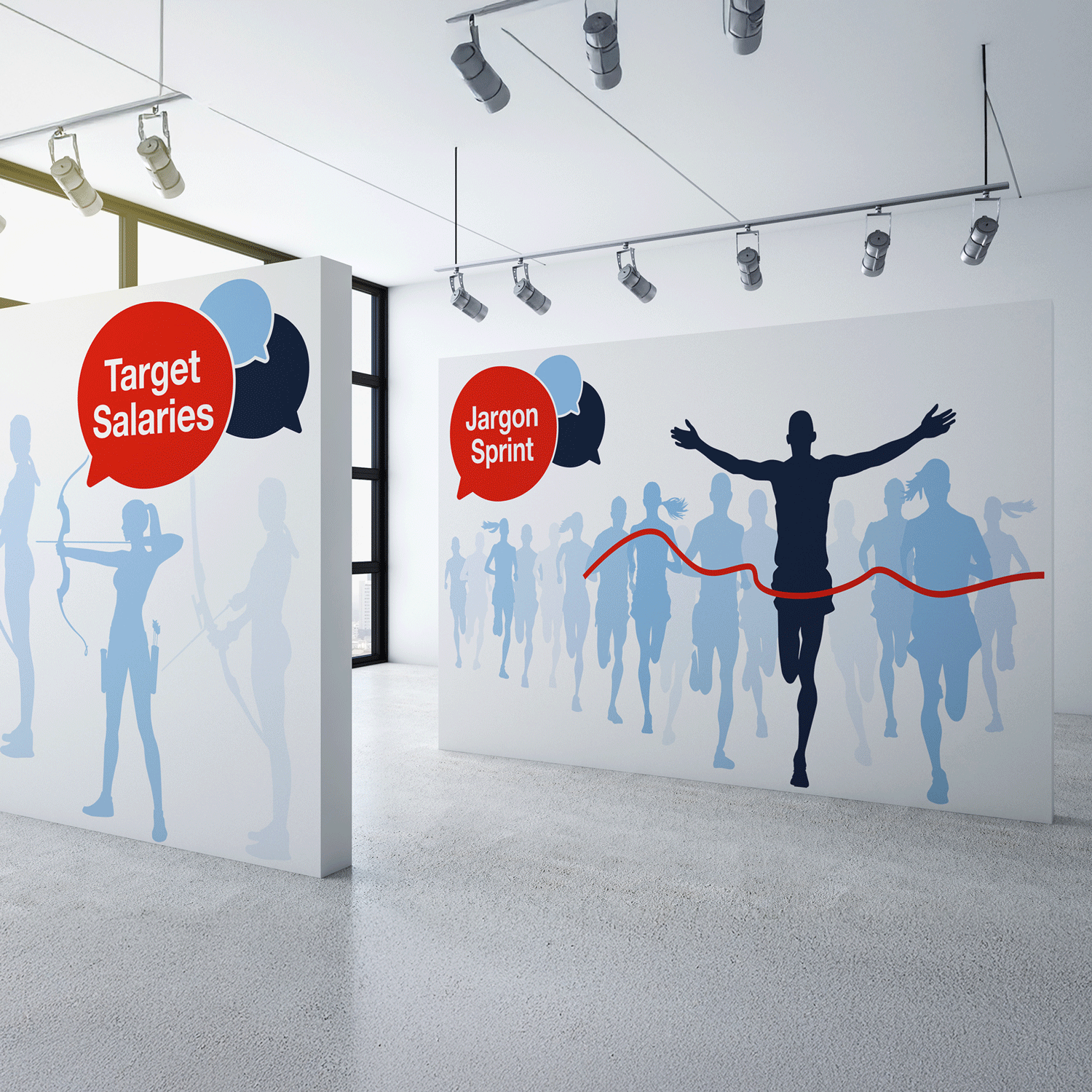 Event  - Divider walls & counter table graphics