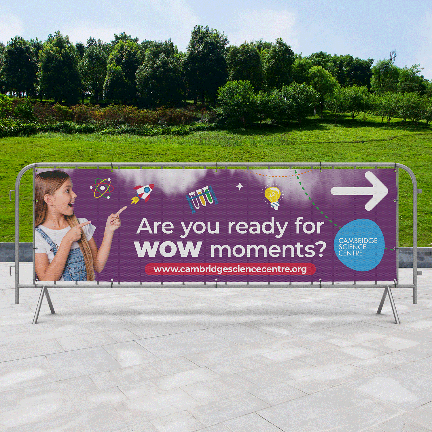 Outdoor printer banners