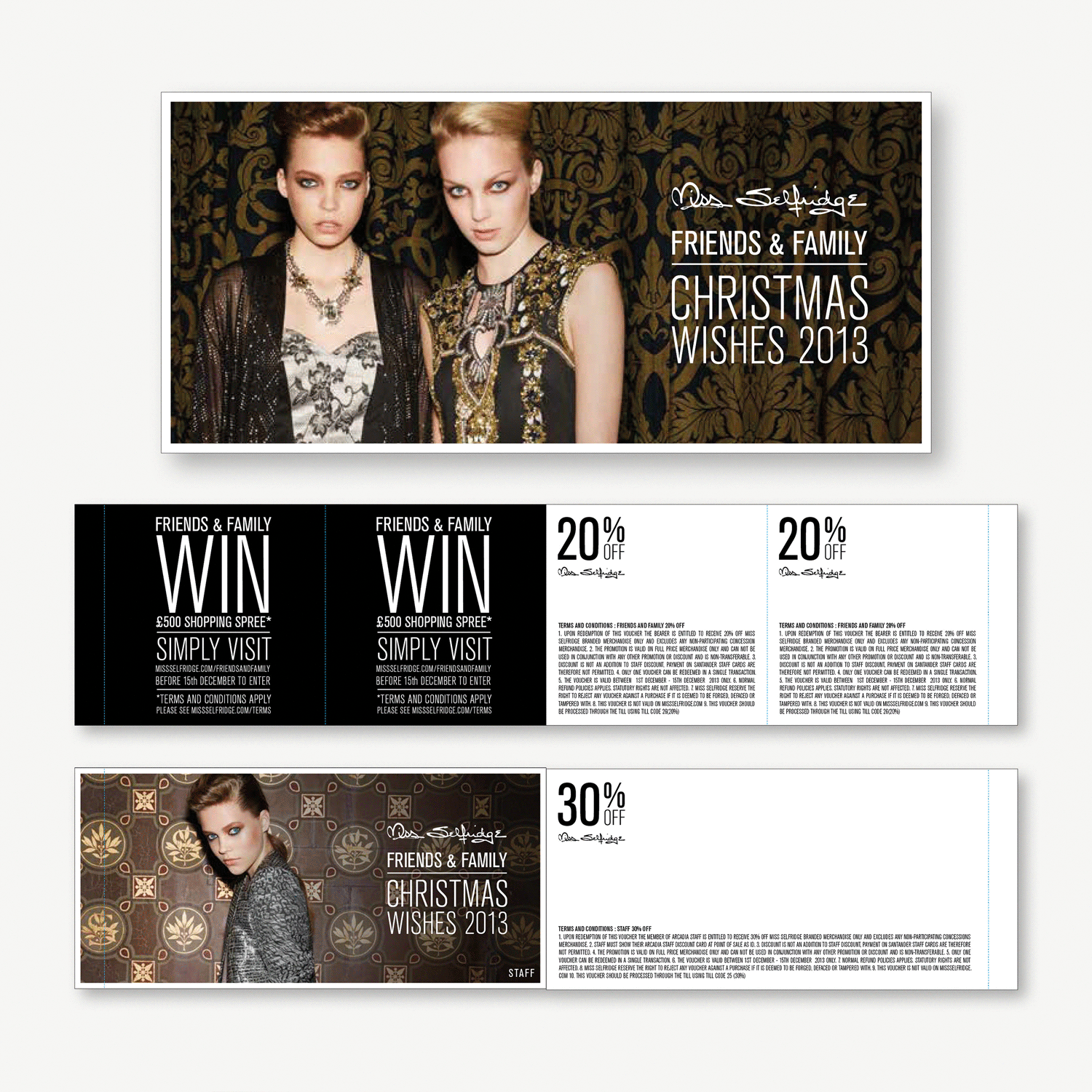 Coupon booklet, instore easel poster and flyer