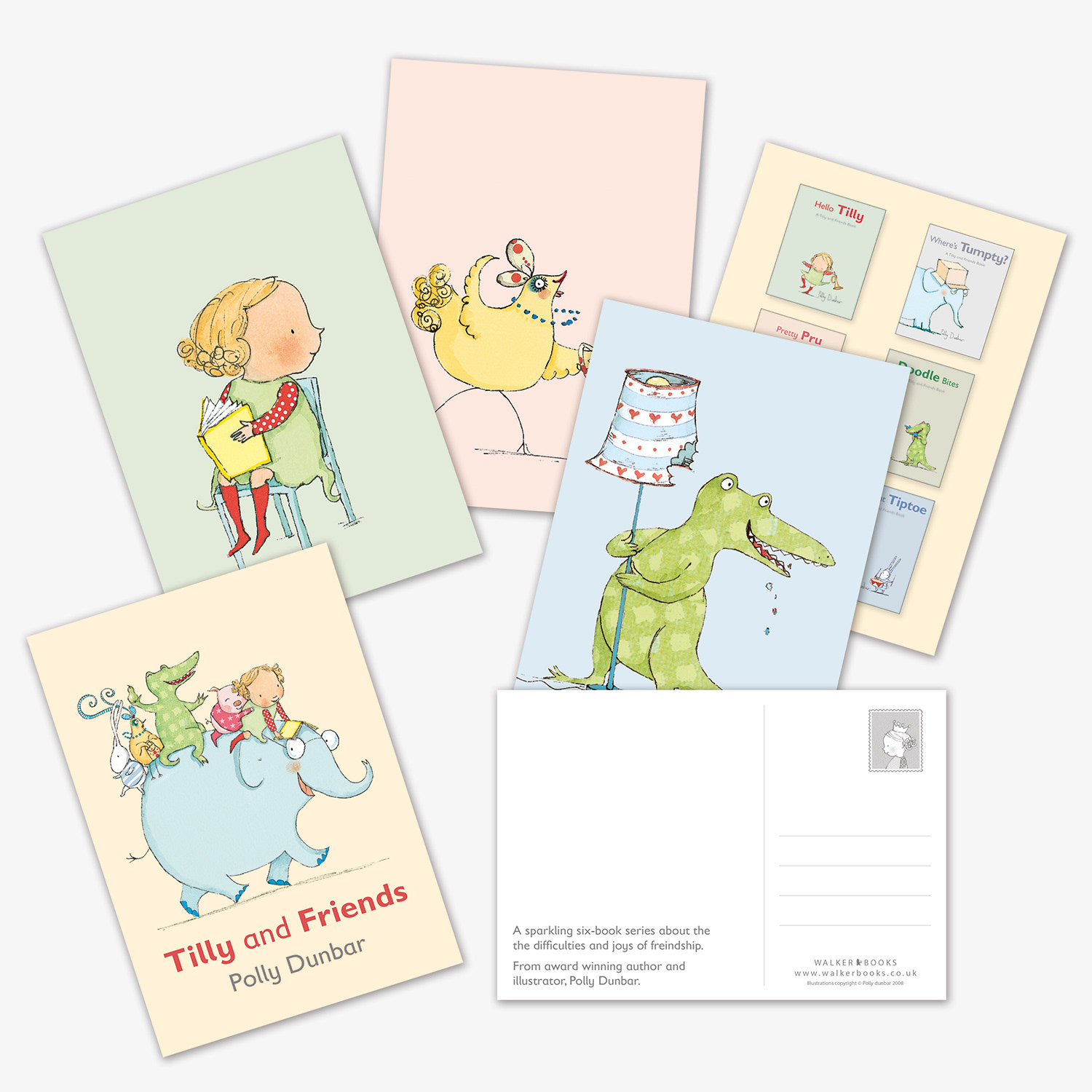 Series of postcards