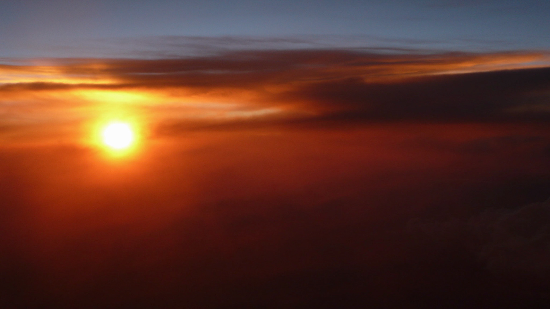 Flying over the West Coast, USA