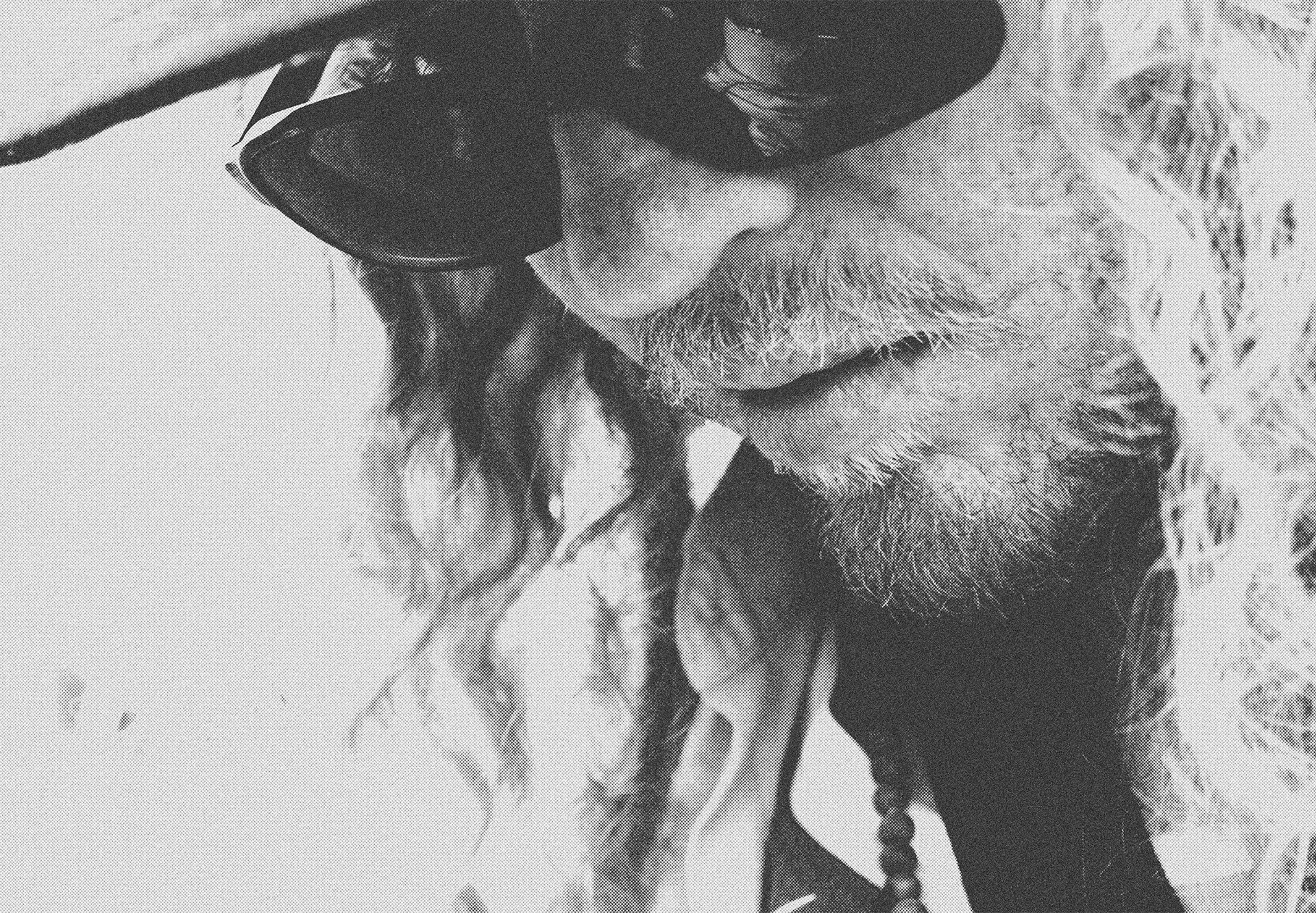 ziomek foto czarno biale