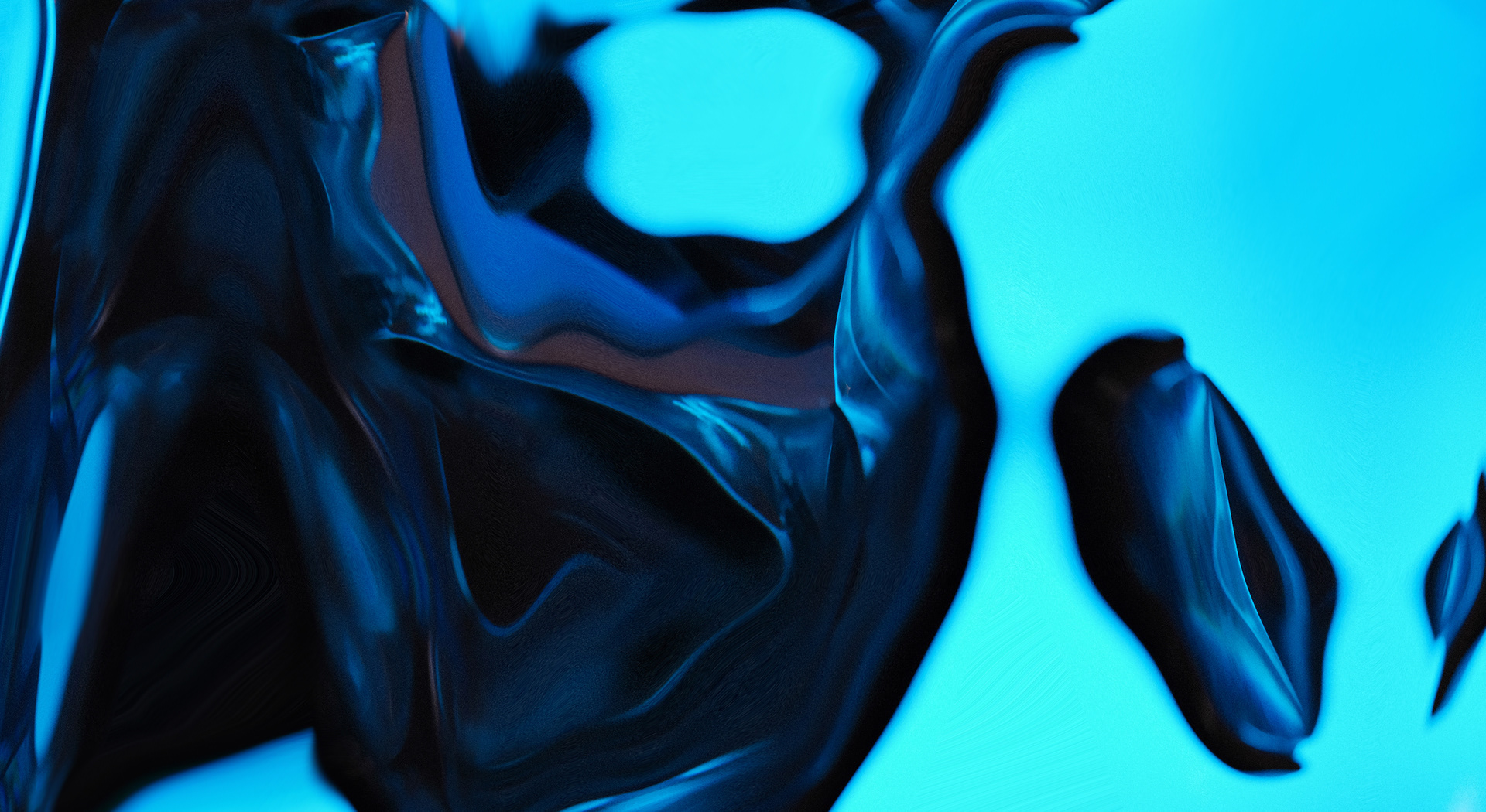 abstrakcyjny obiekt niebieski turkus sztuka