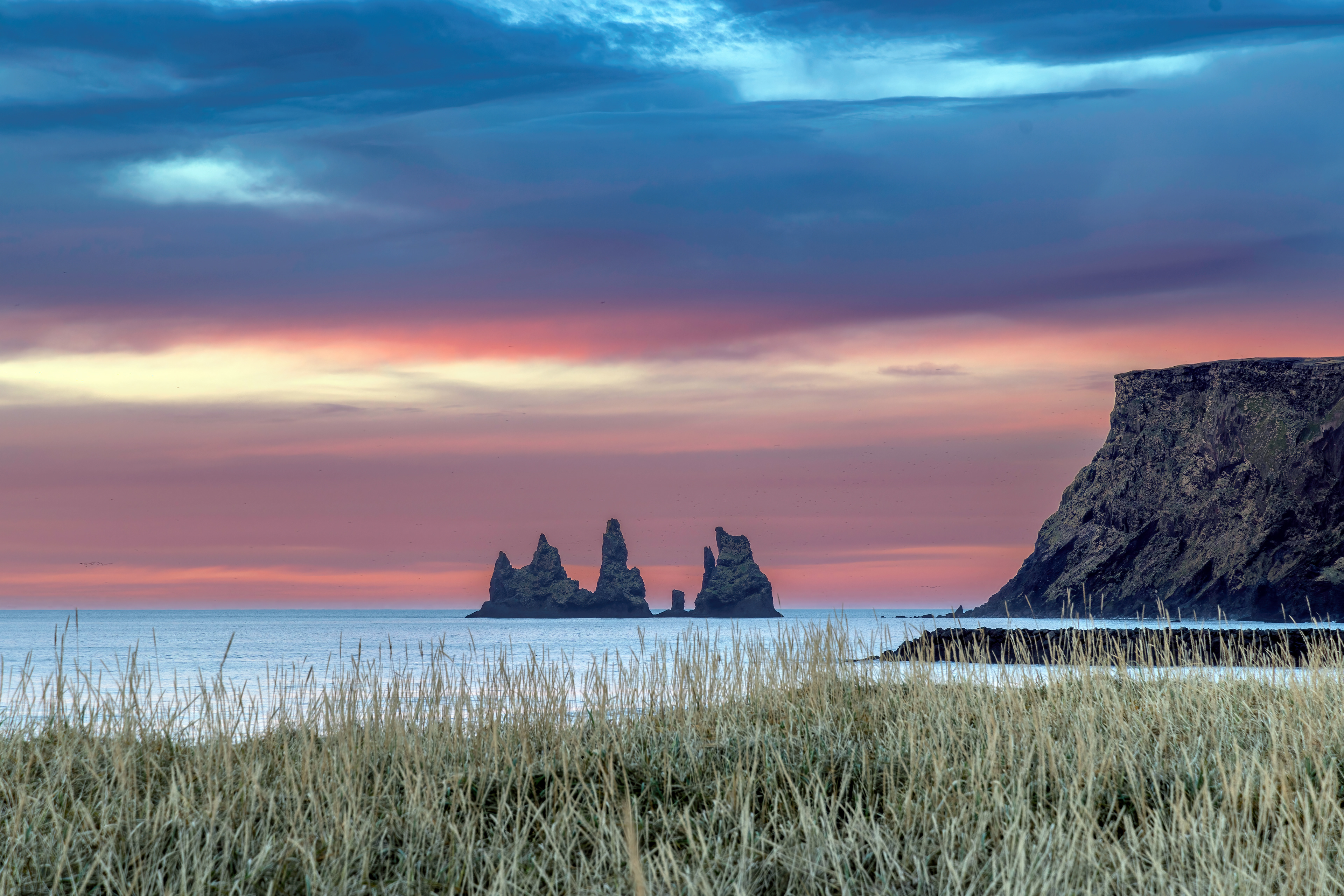 Reynisdrangar at Sunrise