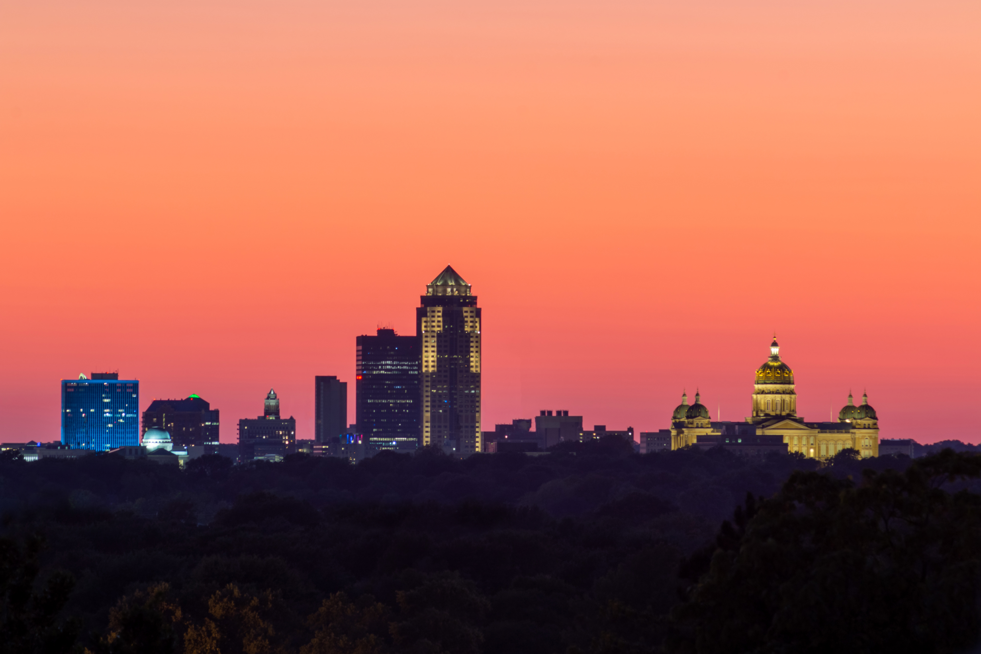 Sunset from the State Fairgrounds