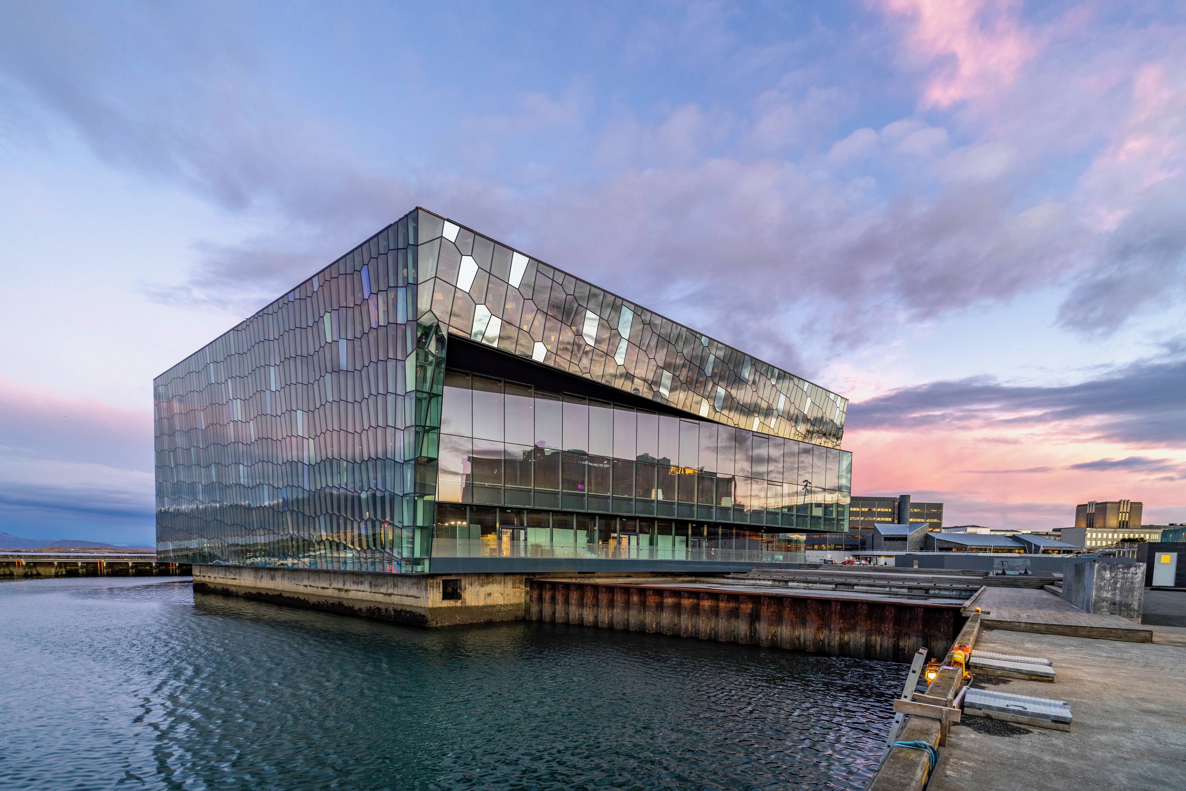 Harpa Concert Hall in Reykjavik