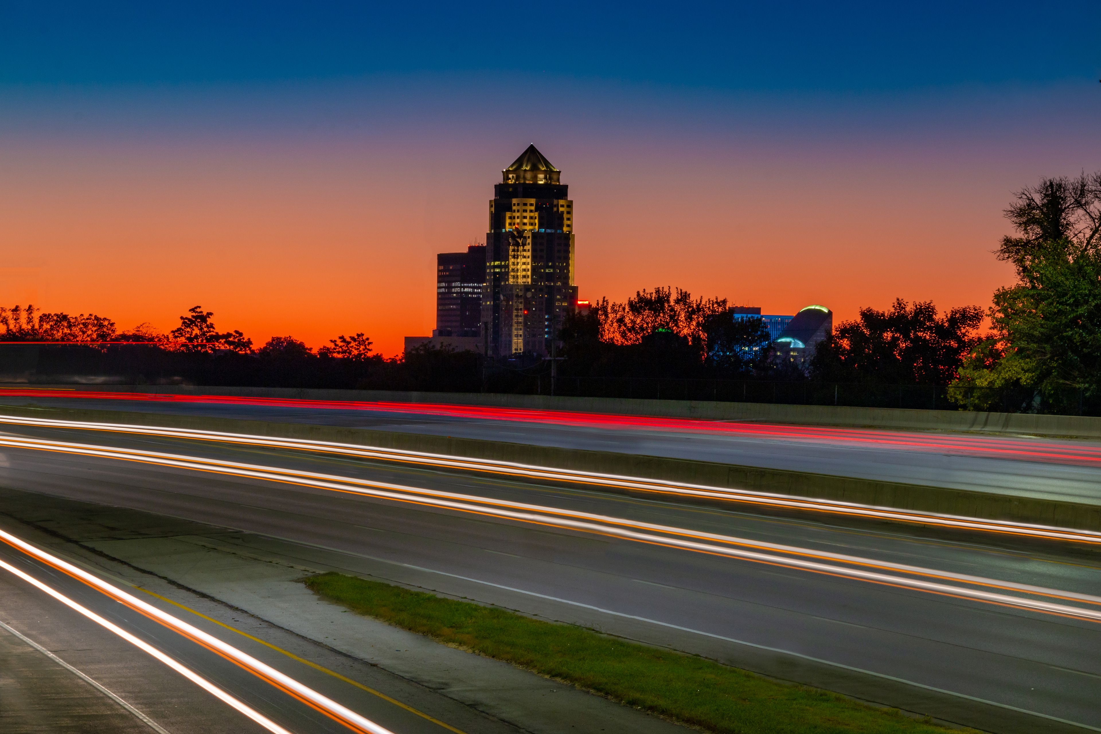 Light Trails on I-235