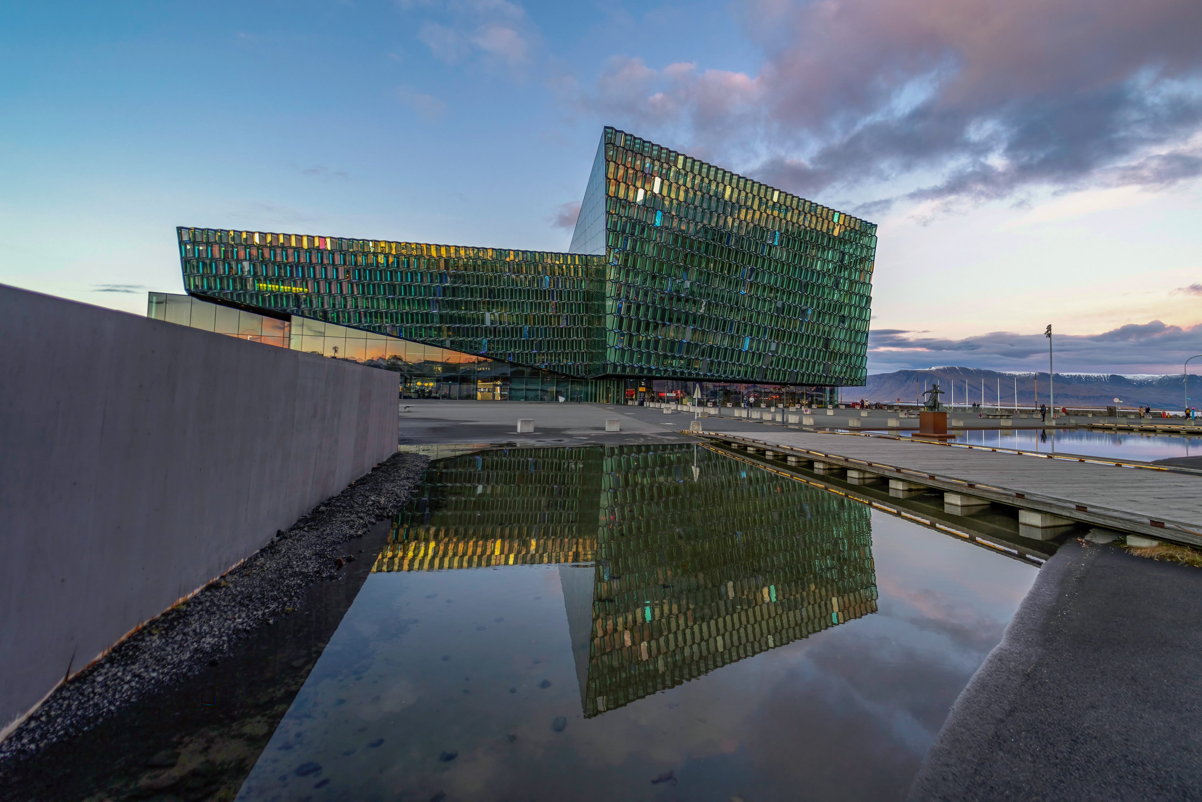 Harpa Concert Hall in Reykjavik