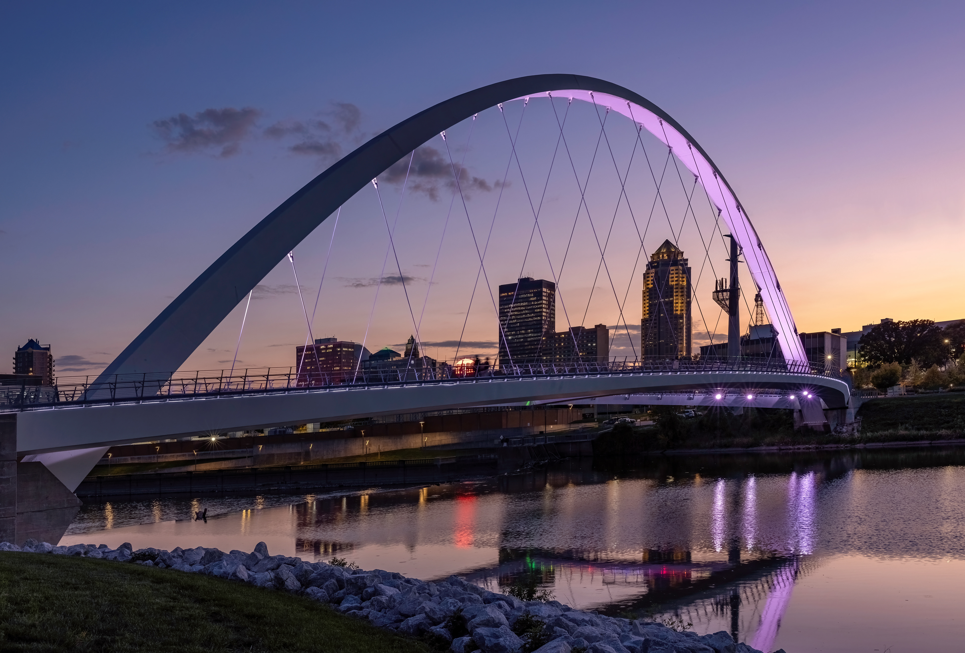 Women of Achievement Bridge at Sunset