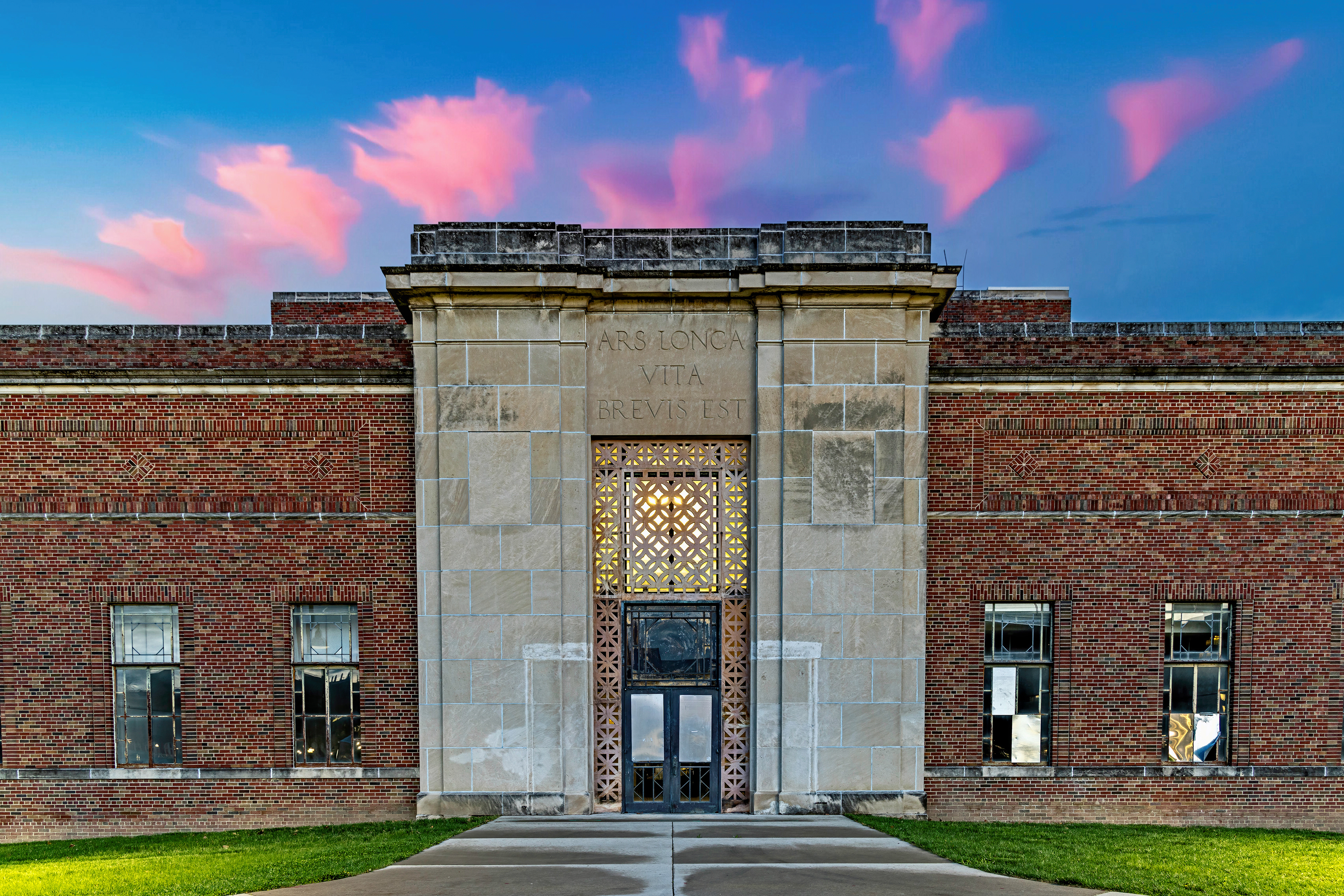 University of Iowa Art Building at Sunrise