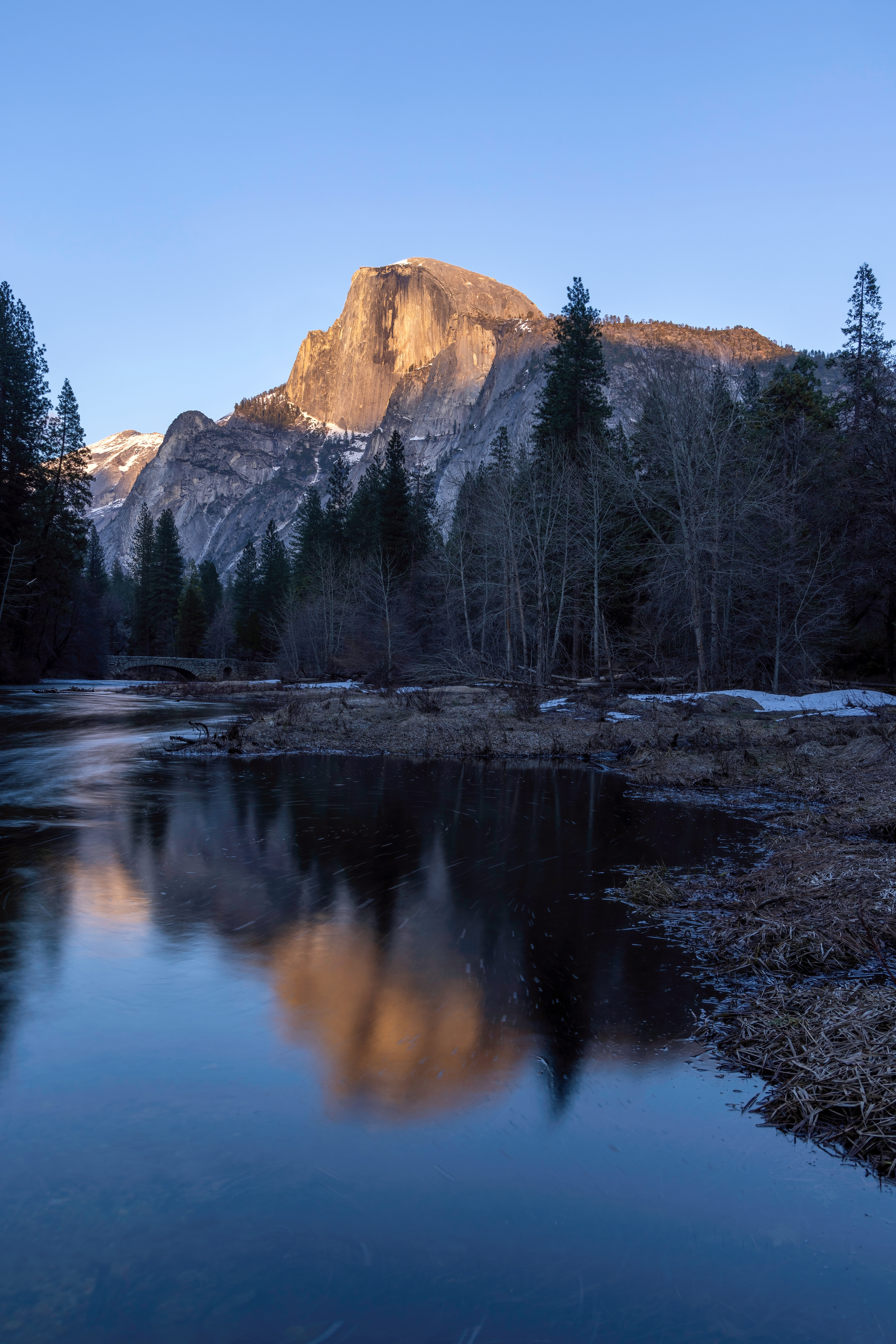 Half Dome Evening Reflection