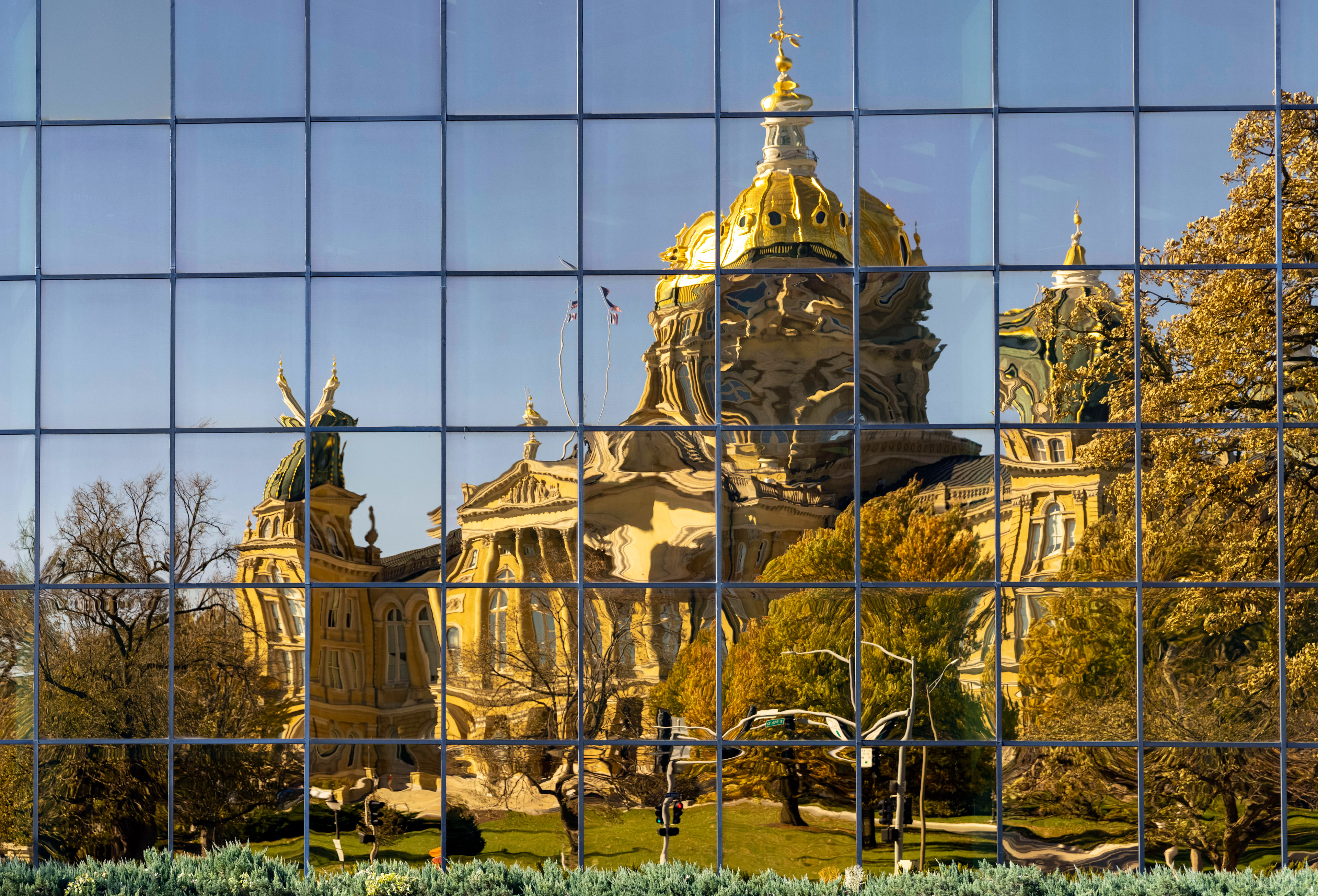 Reflection of the Capitol Building