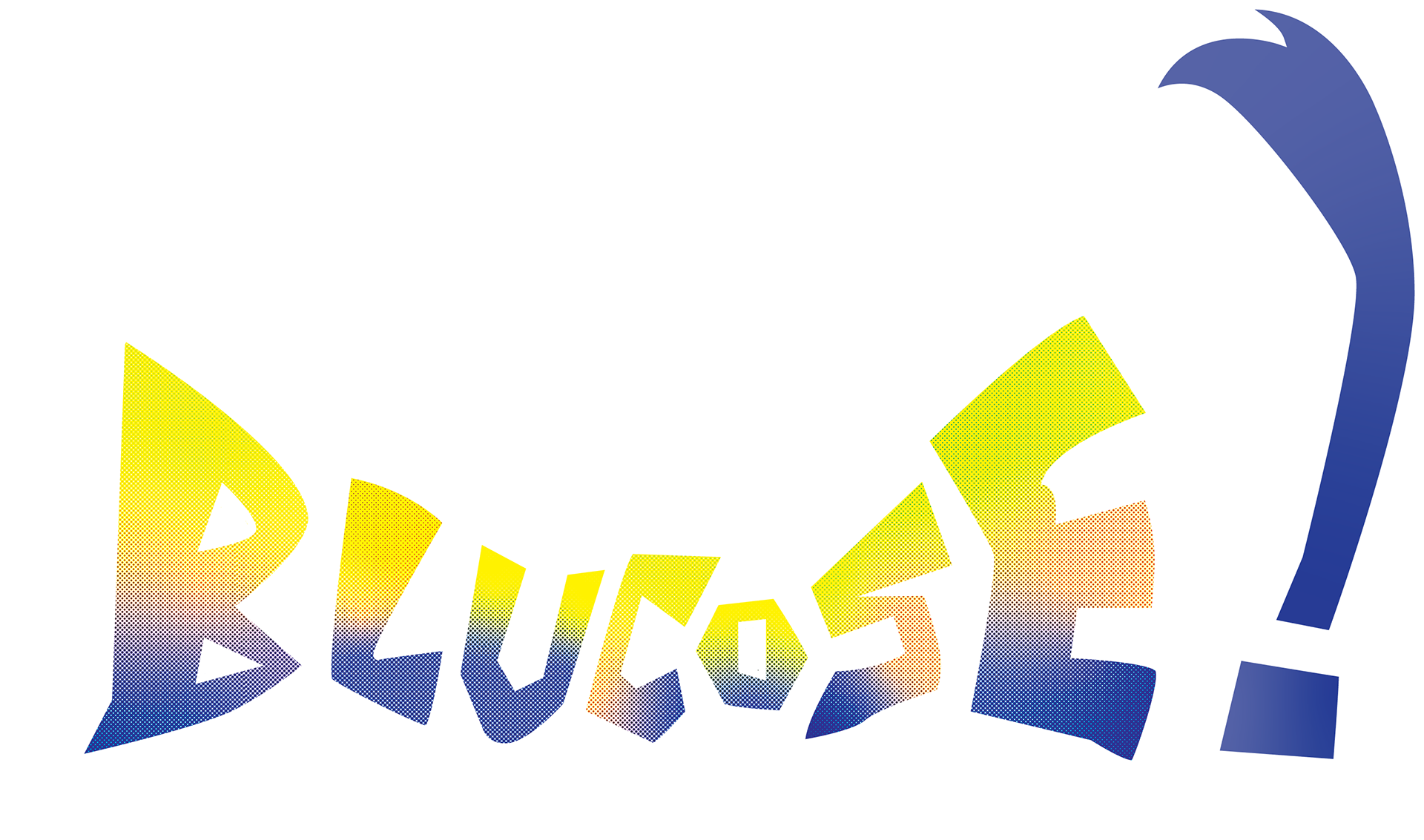 Blucose Logo (White Stroke)