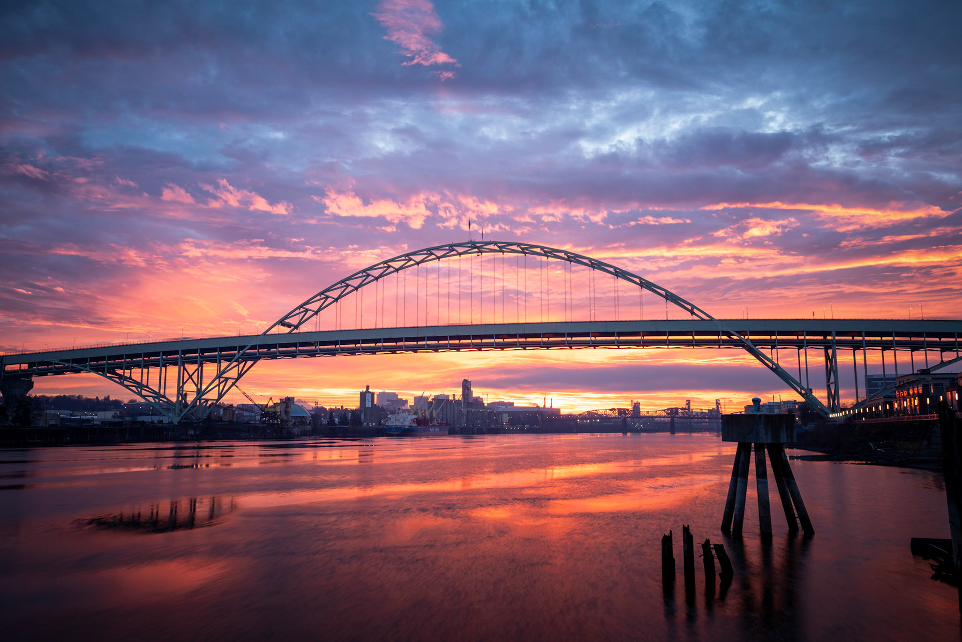 Fire Behind the Fremont
