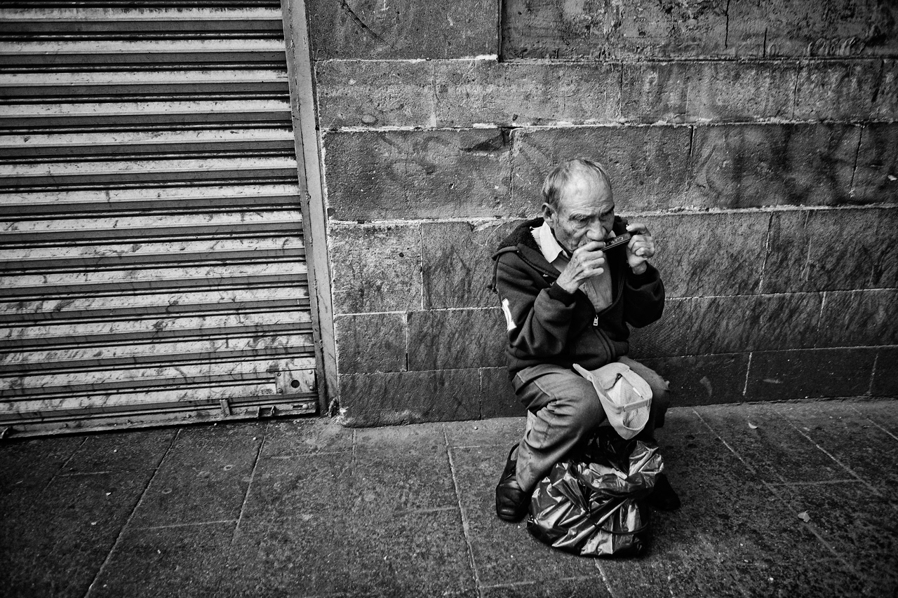 Musicien de rue, Mexico DF, Mexique, 2014