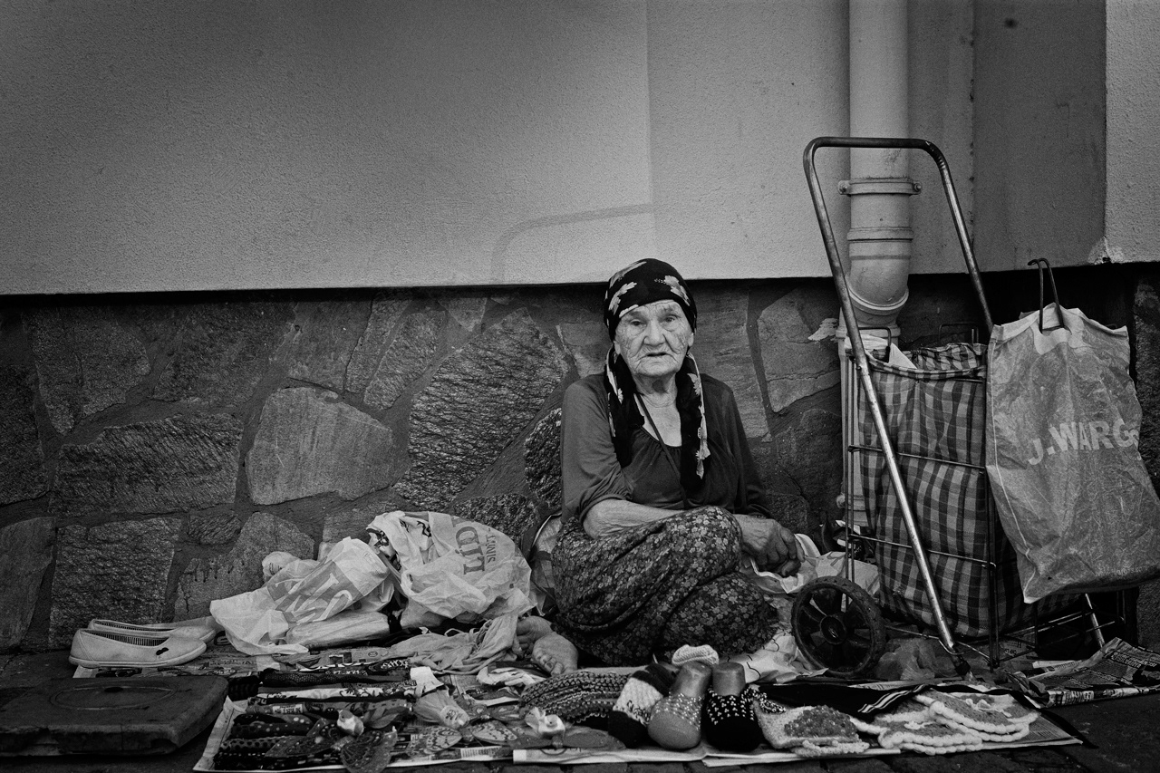 Marchande de rue, Antalya, Turquie, 2014