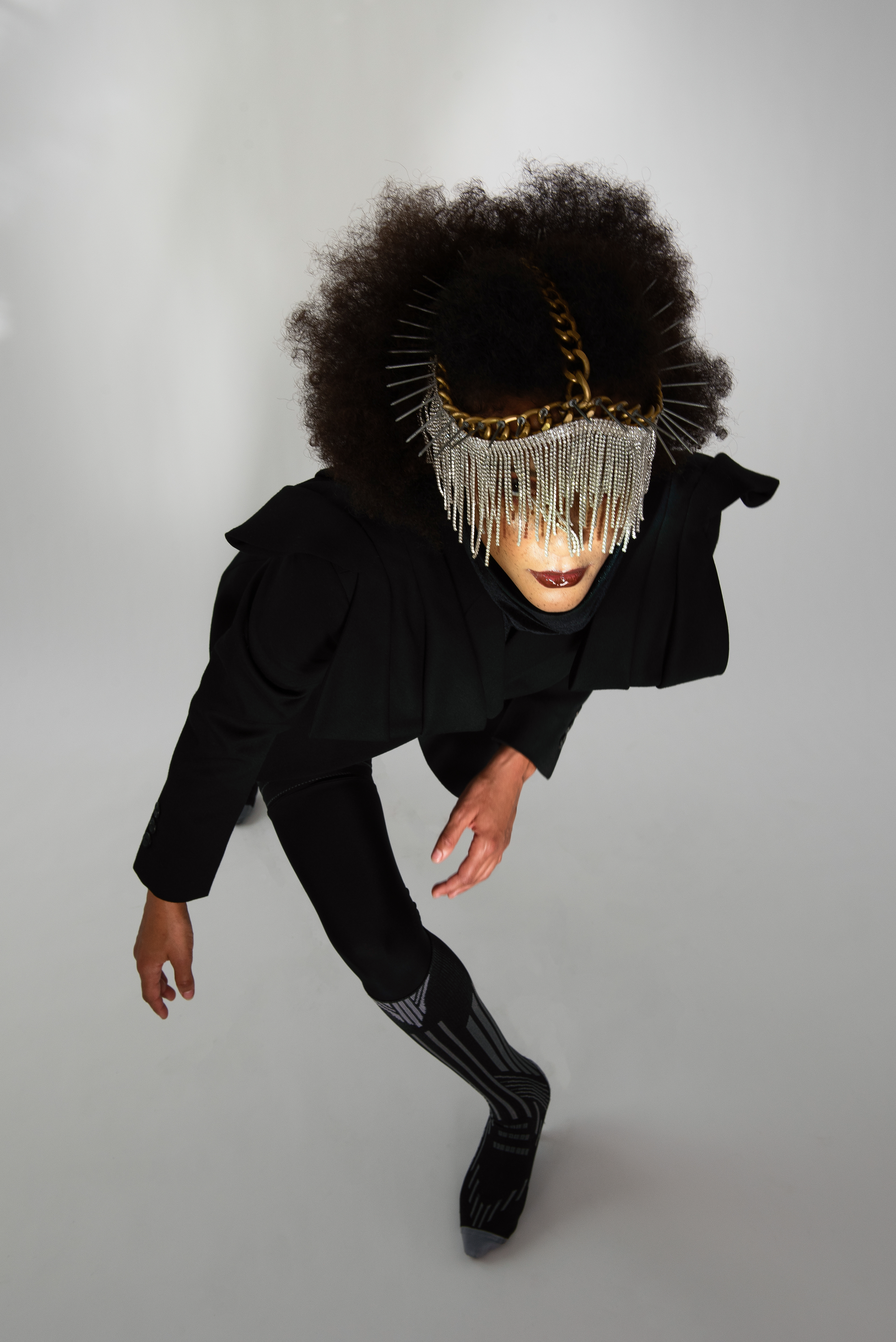 Off The Rails Magazine Print Issue 18. Creative Director & Photographer: Tanner K Williams. Model: Lauren Johnson. Stylist: José Dao. Makeup Artist: Andrea Martin. Hairstylist: Lana Hunter. Coordinator: Adam Lee. Stylist Assistant: Mayra Estrada.