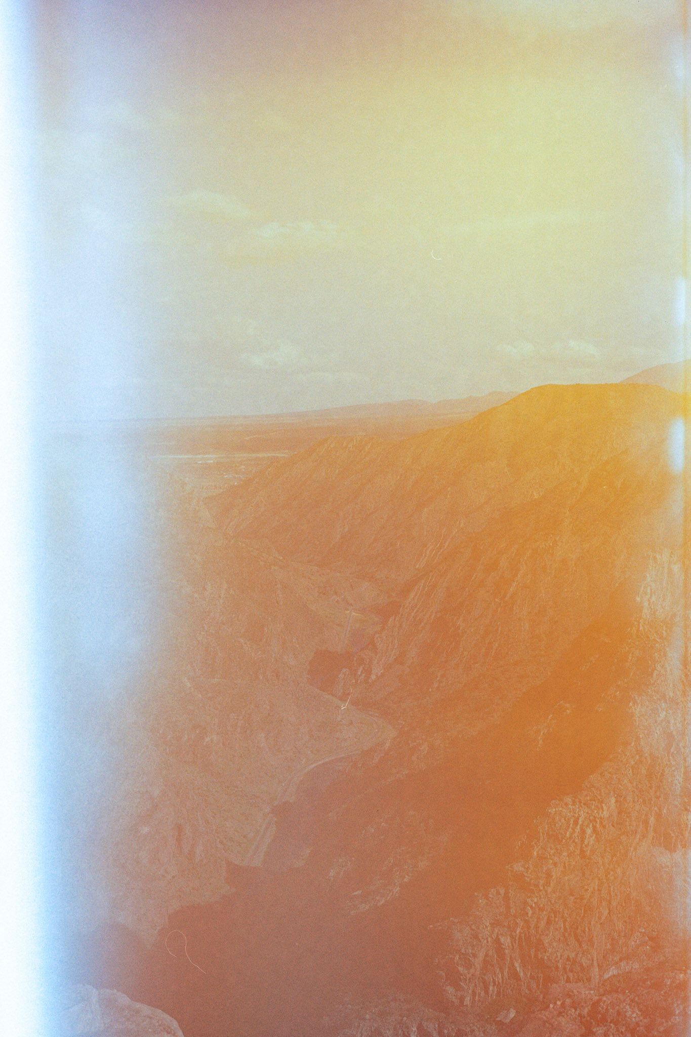 Leans leaking ligh tin funny ways can create unqiue colors and contrast.