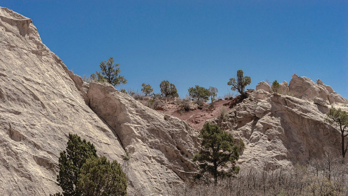 Rock formations capture at Garden of the Gods in Colorado Spring, CO.