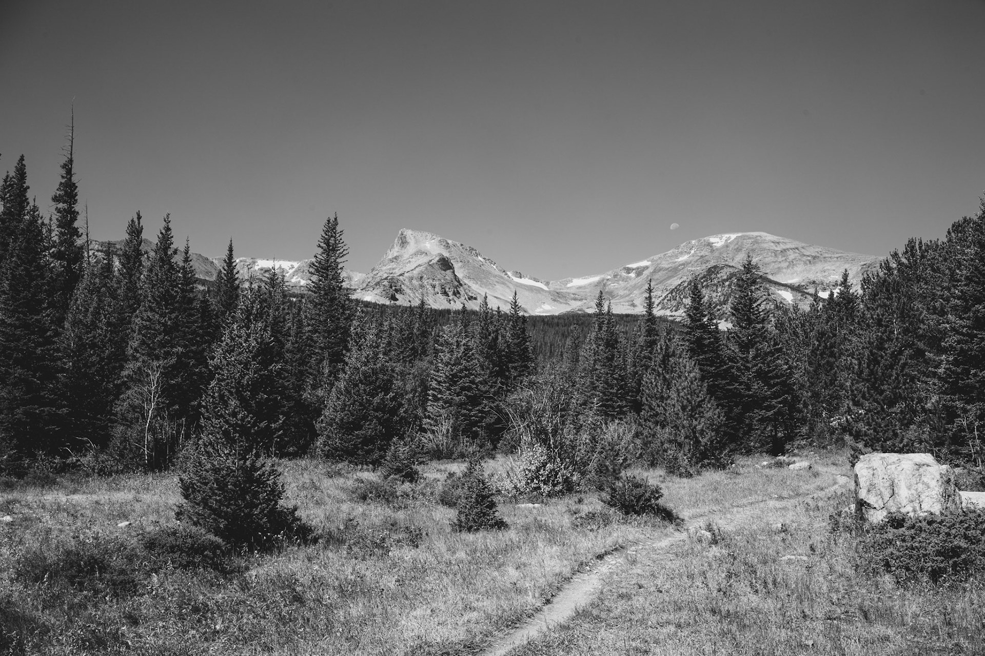 Sawtooth Mountain on Saint Vrain hiking trail in Camp Dick.