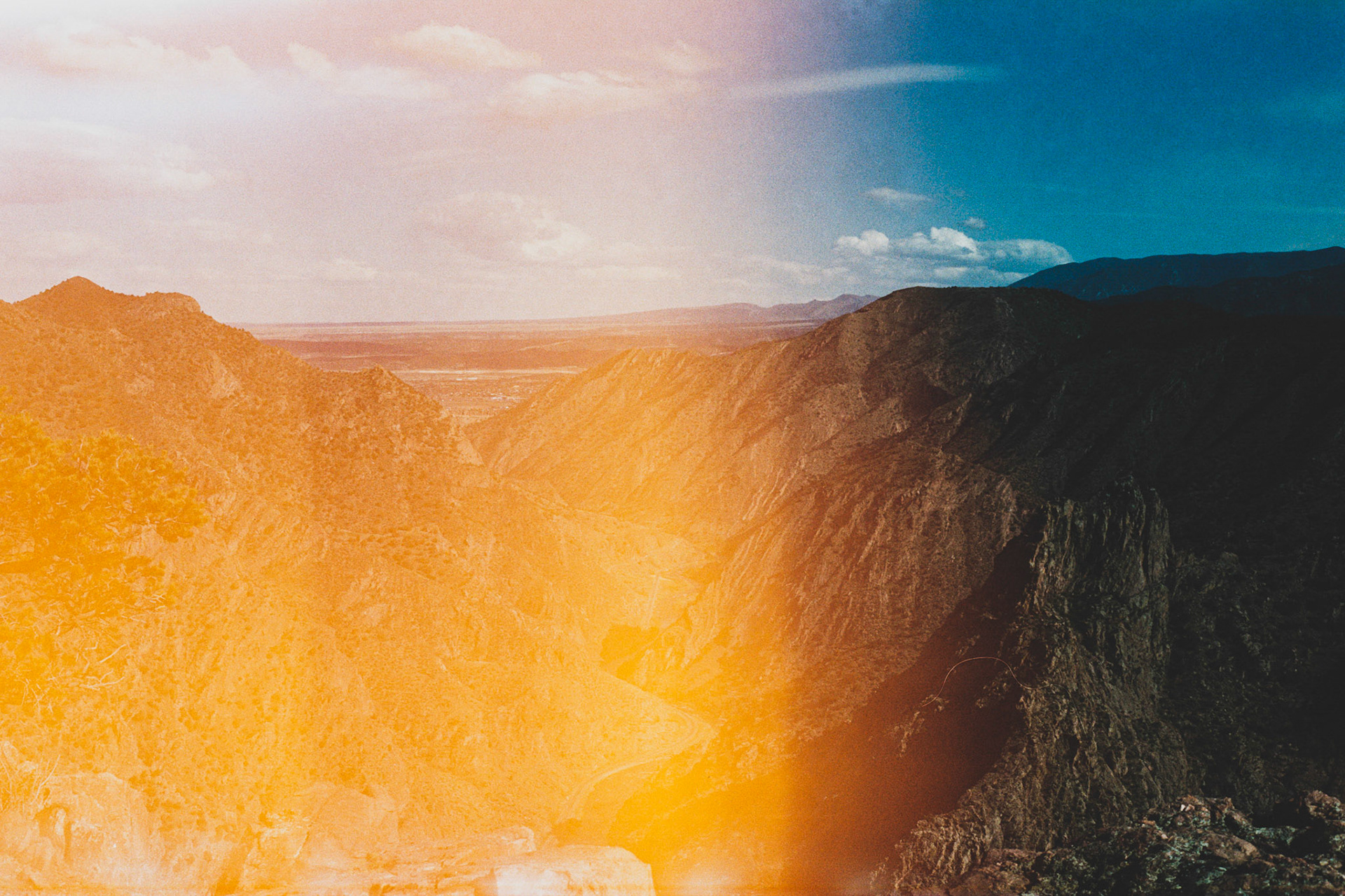 The Arkansas River runs right by Canon City, CO home to the the Royal Gorge. 1250 feet wide and 1050 feet deep.