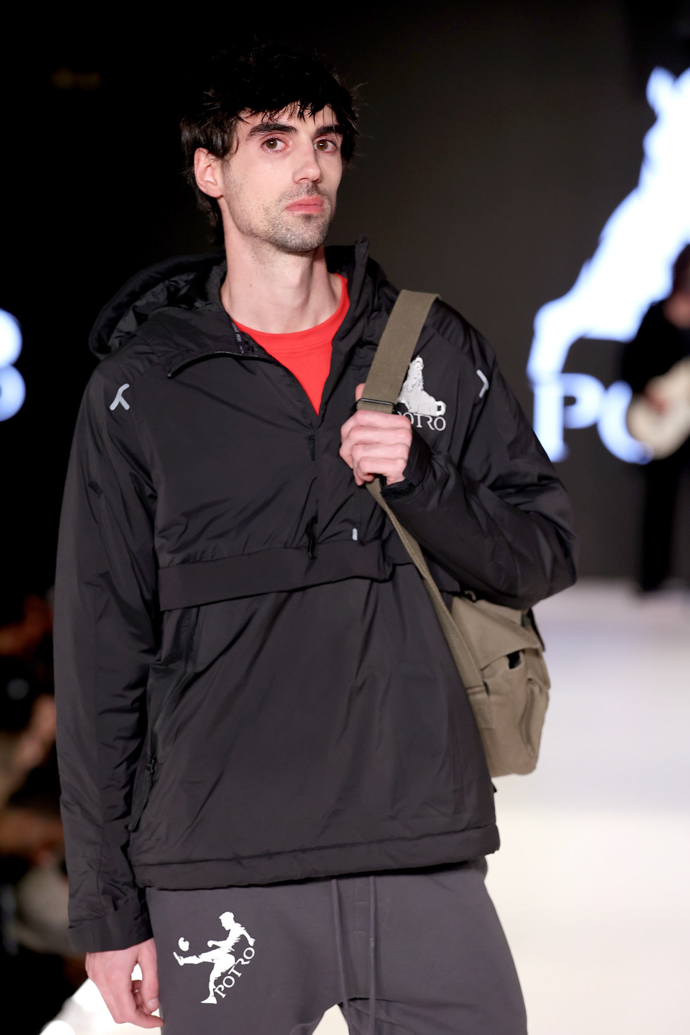NEW YORK, NEW YORK - FEBRUARY 11: A model walks the runway wearing XXX at Runway 7 Debuts Fall 2022 Collections during New York Fashion Week on February 11, 2022 in New York City. (Photo by Jemal Countess/Getty Images for Runway 7)