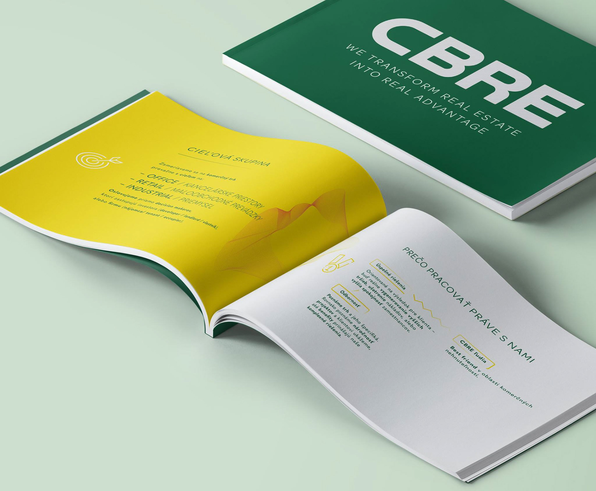 CBRE, brandbook (c) Peter Štilicha 2019