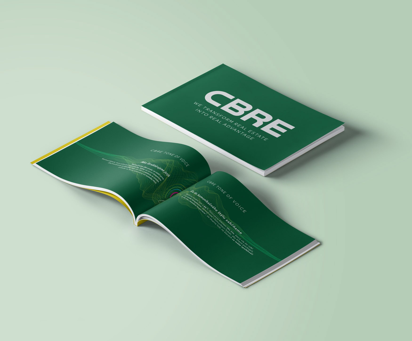 CBRE, brandbook (c) Peter Štilicha 2019
