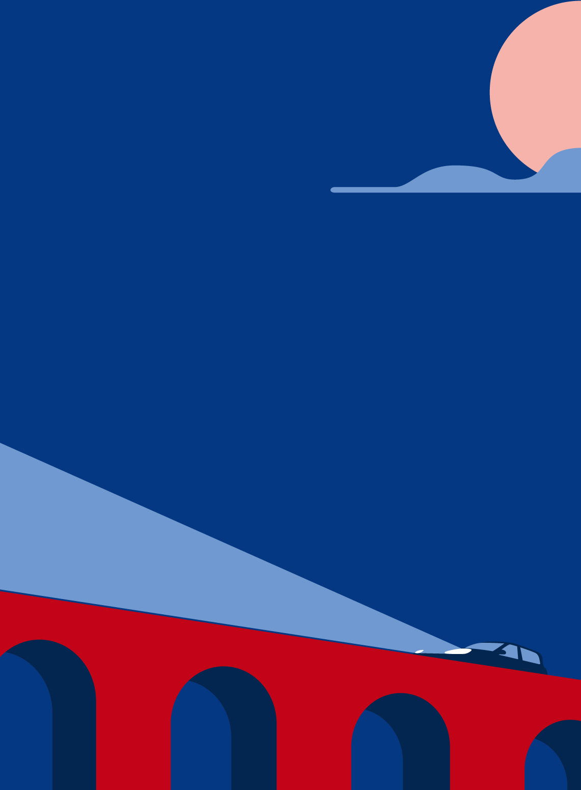Illustration vectorielle d’un technicien Speedy en ligne claire, conçue pour une campagne publicitaire multicanal.
