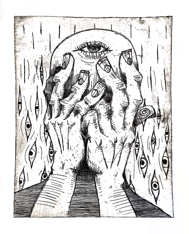 "Pride/Shame" Copper Etching print