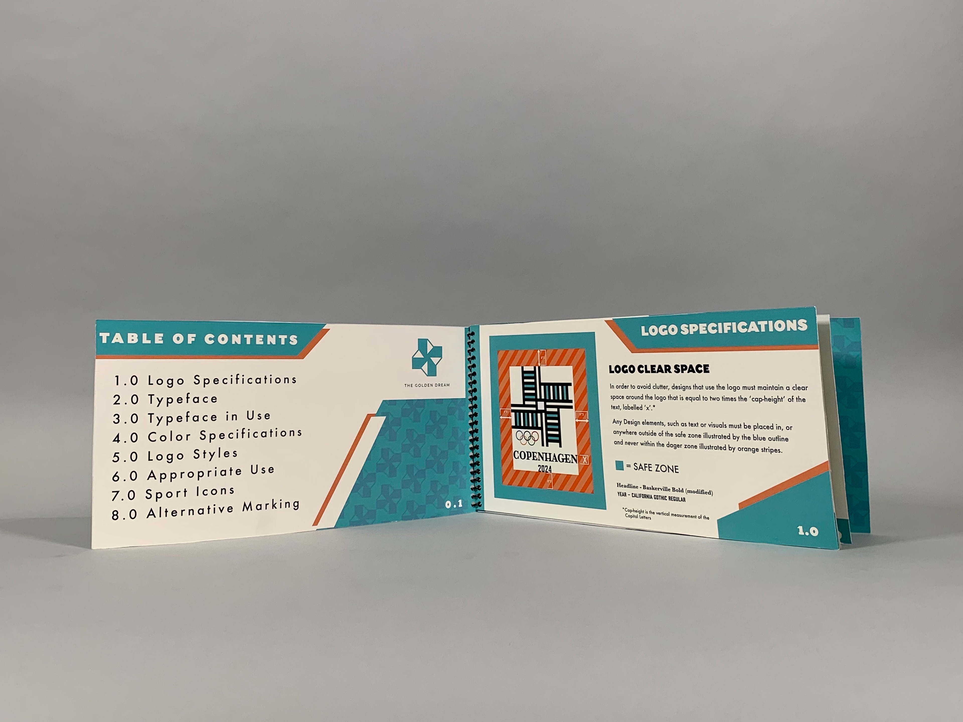 Copenhagen Olympics 2024 Branding Guidelines Table of Contents and Logo Specifications