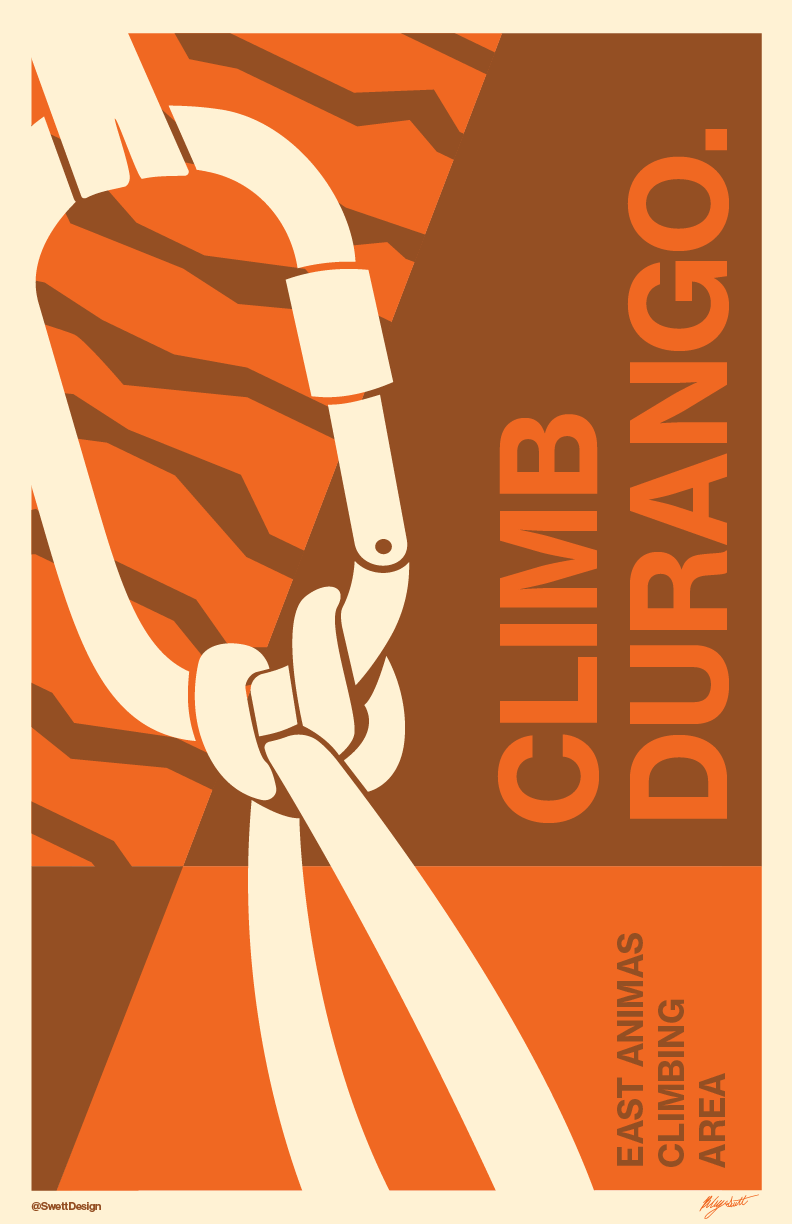 Climb Durango Poster